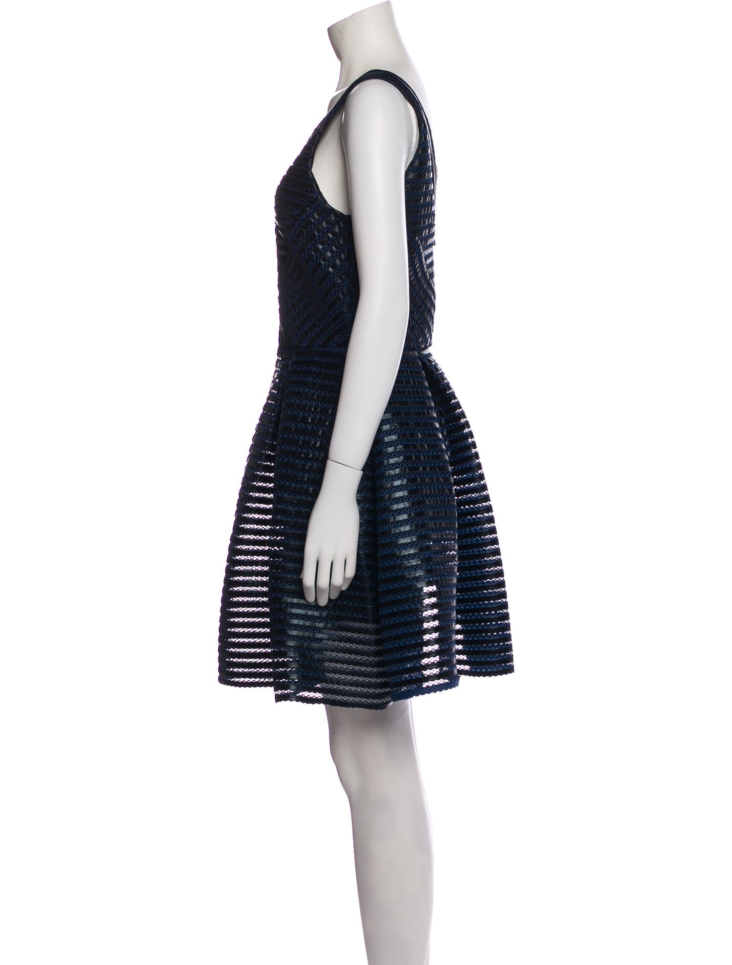 Maje Striped Mini Dress