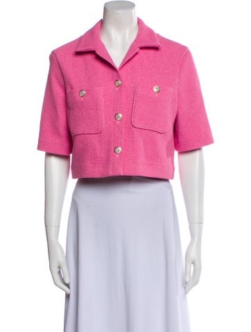 Maje Jackets Tweed Pattern Bolero M