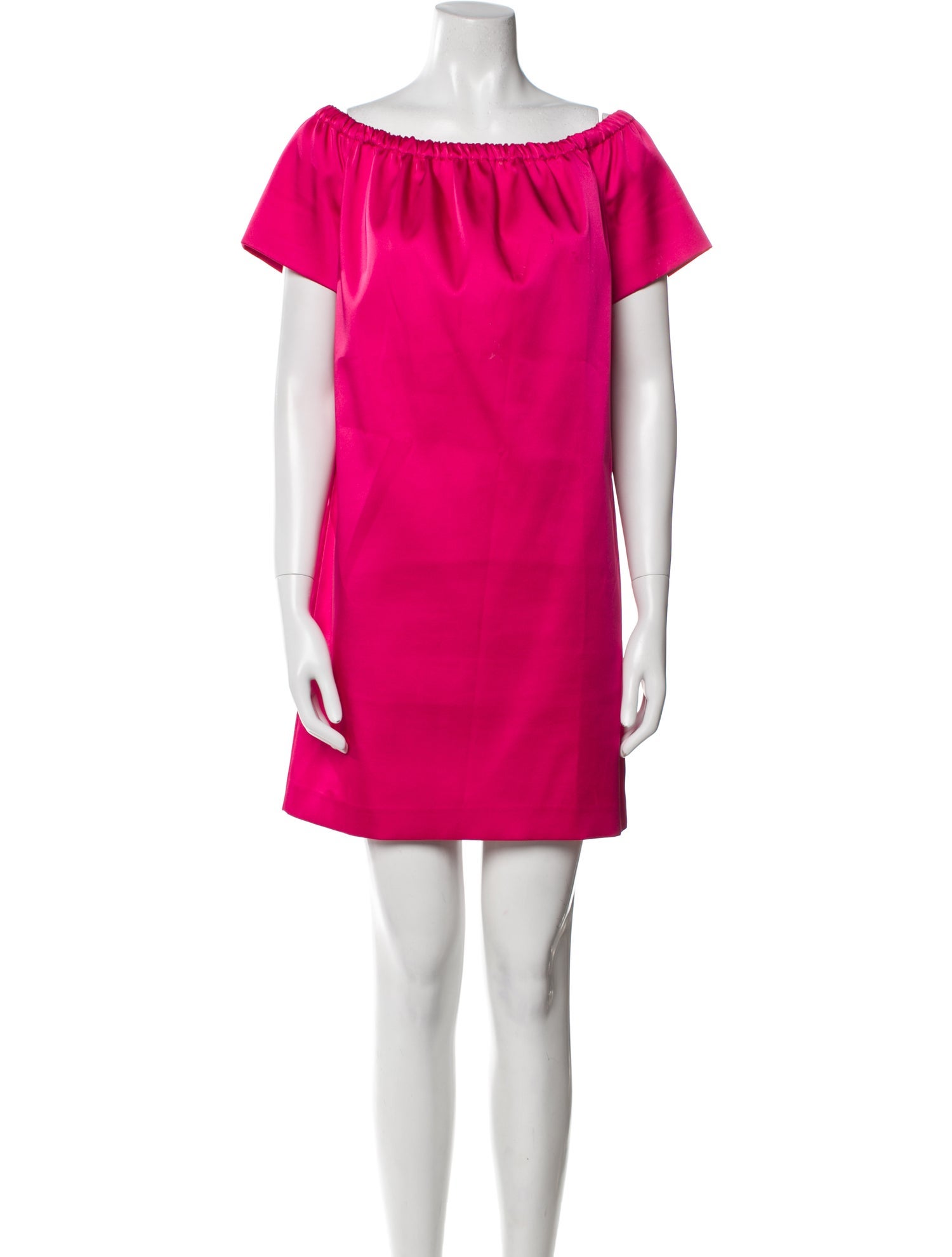 Maje Bateau Neckline Mini Dress