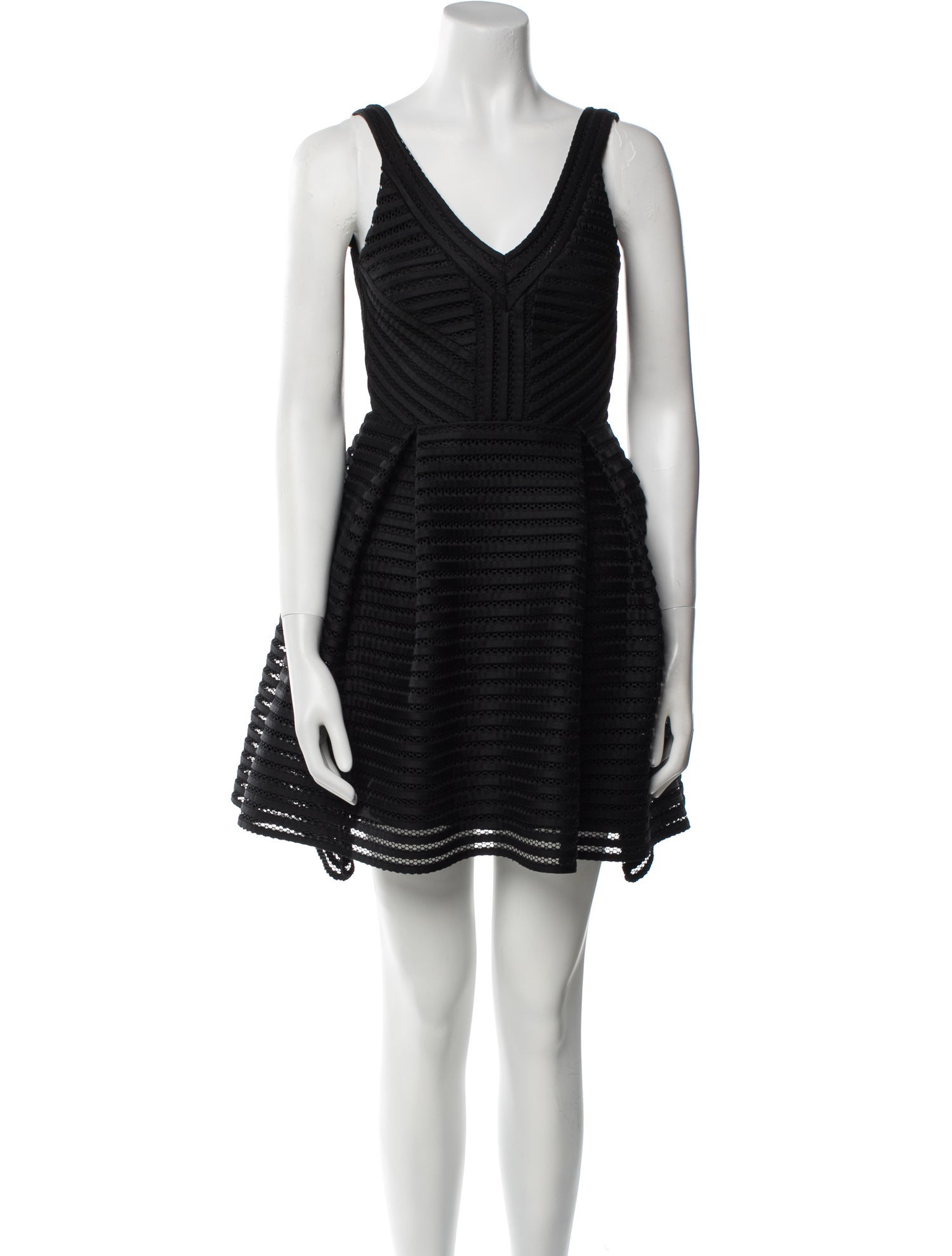 Maje V-Neck Mini Dress