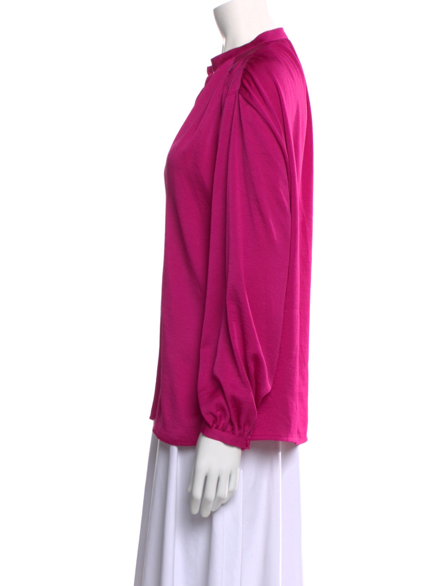 Maje V-Neck Long Sleeve Blouse