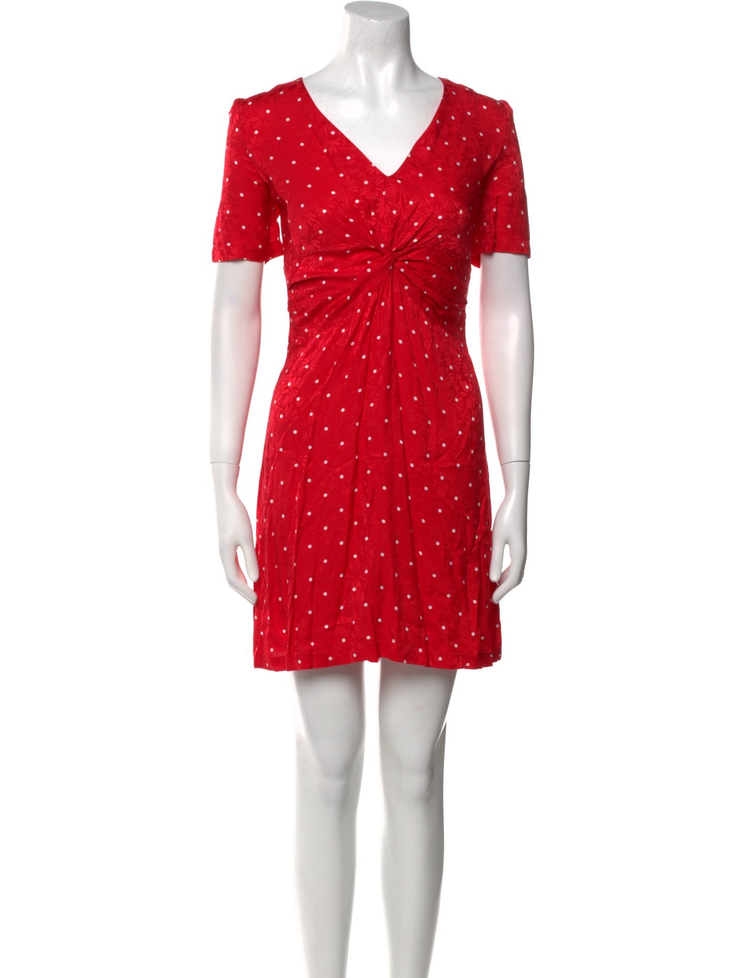 Maje Polka Dot Print Mini Dress w/ Tags