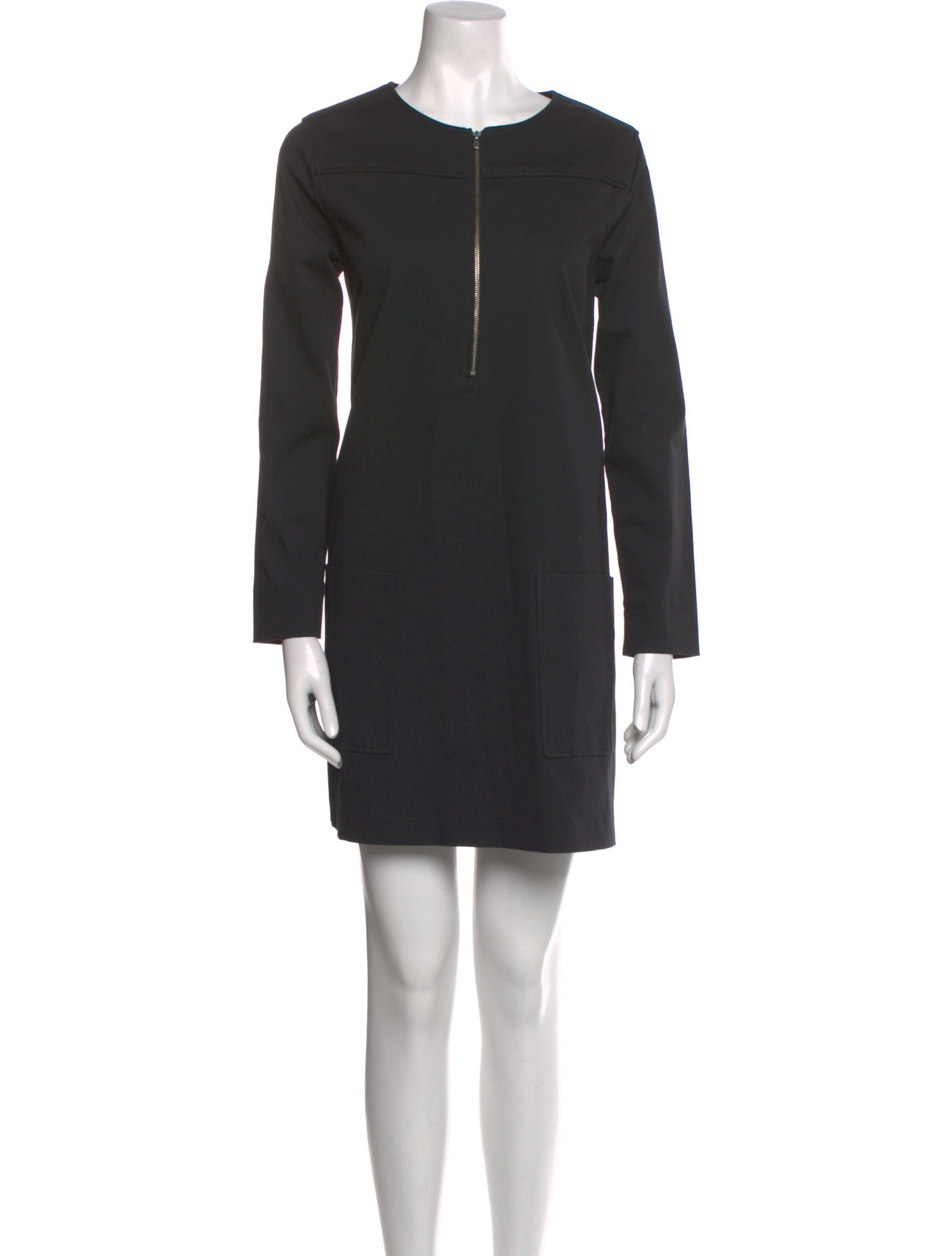 Maje Crew Neck Mini Dress