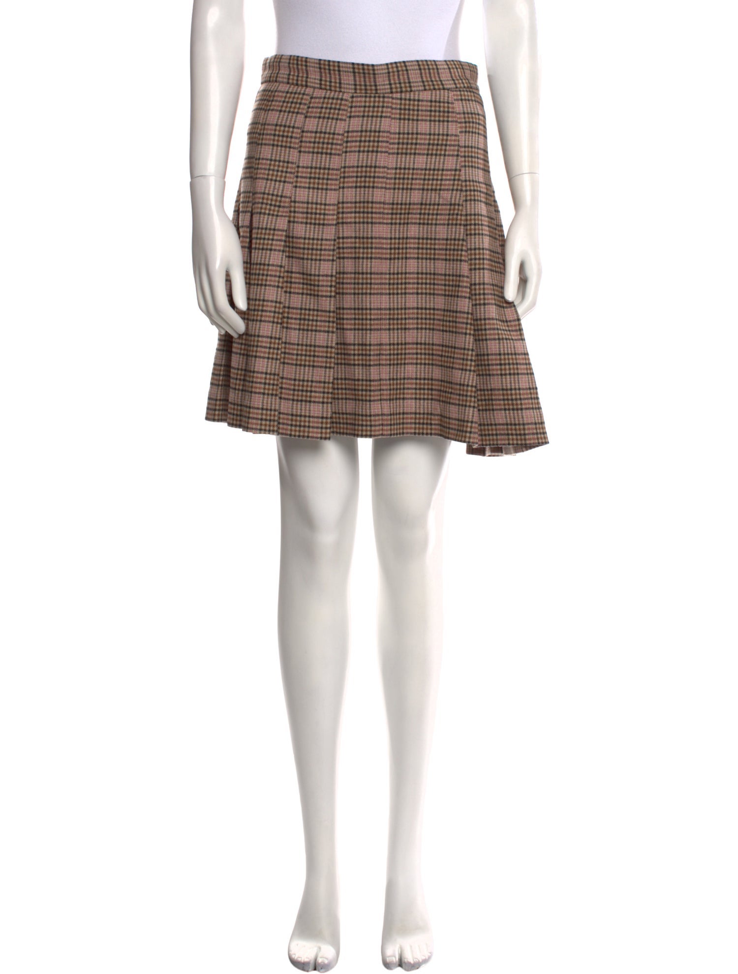 Maje Wool Mini Skirt