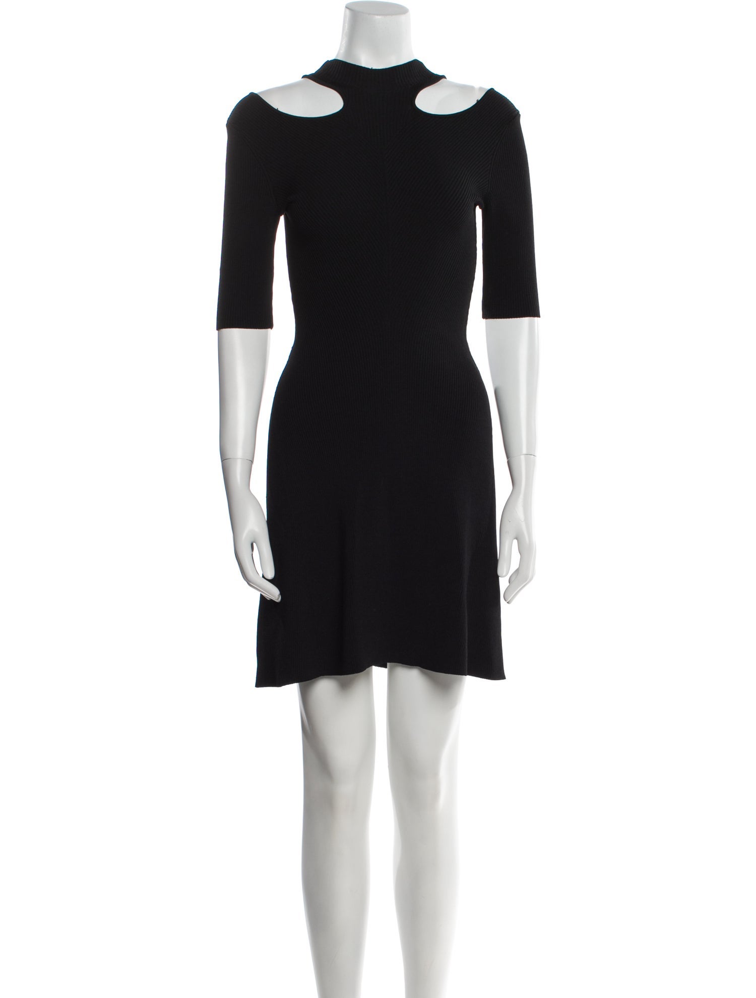 Maje Crew Neck Mini Dress