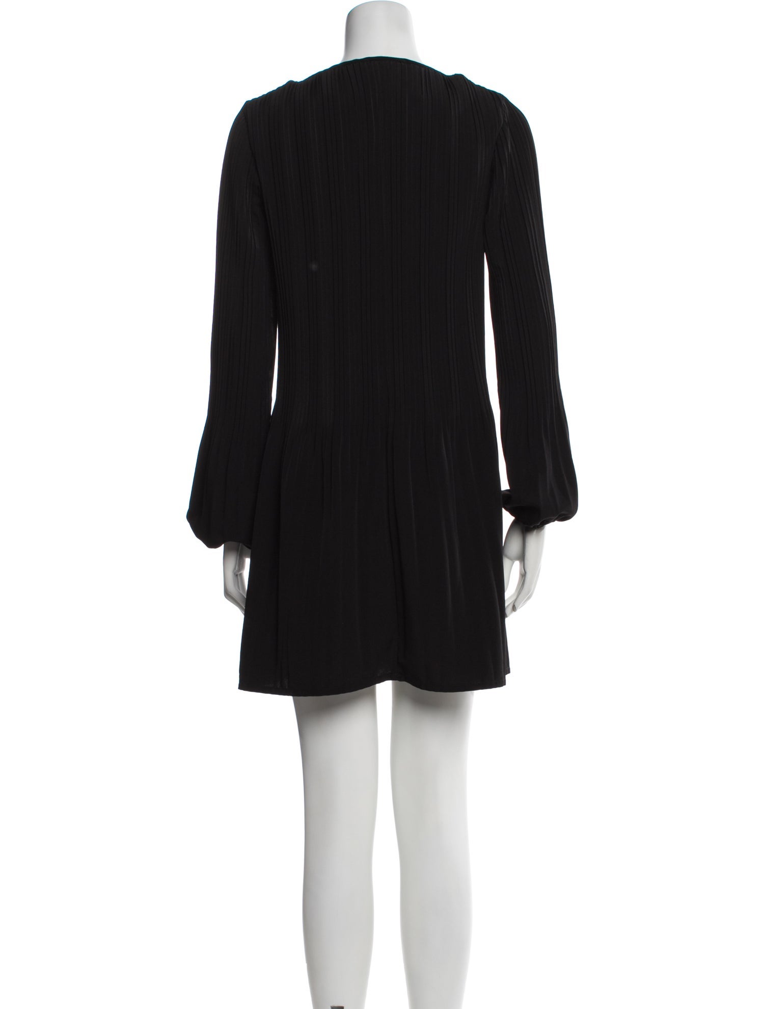 Maje Bateau Neckline Mini Dress