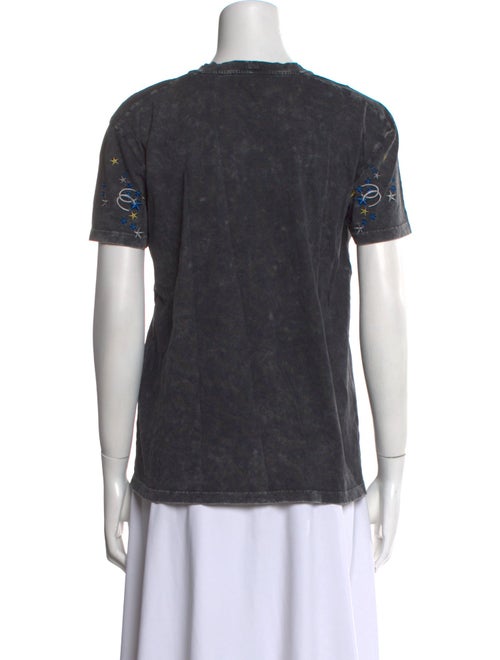 Maje Printed Crew Neck T-Shirt