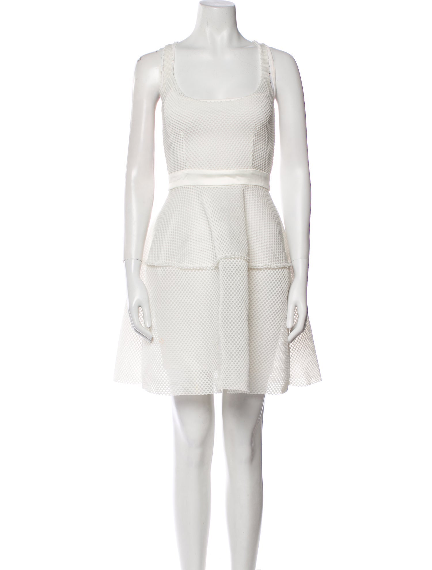 Maje Scoop Neck Mini Dress