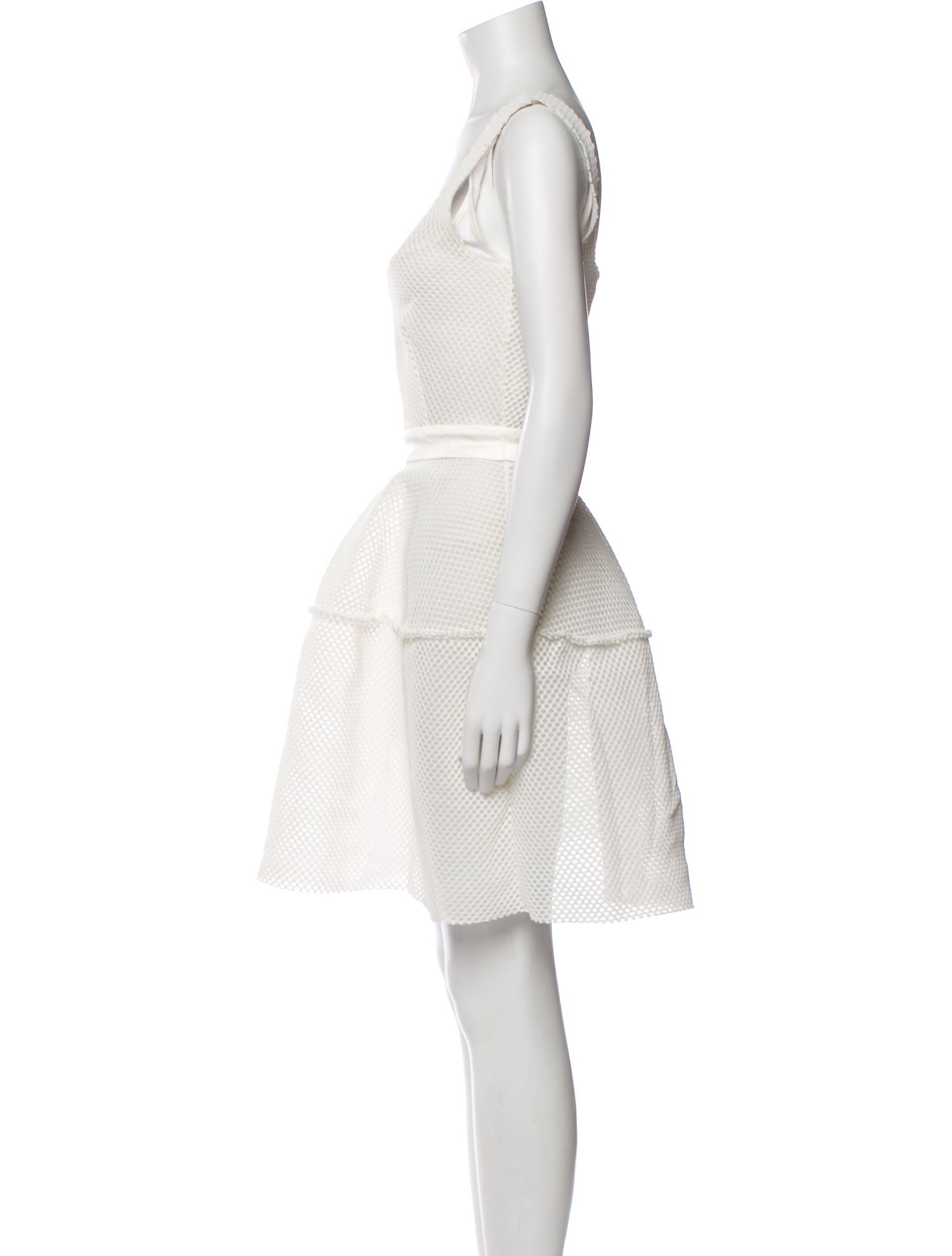 Maje Scoop Neck Mini Dress