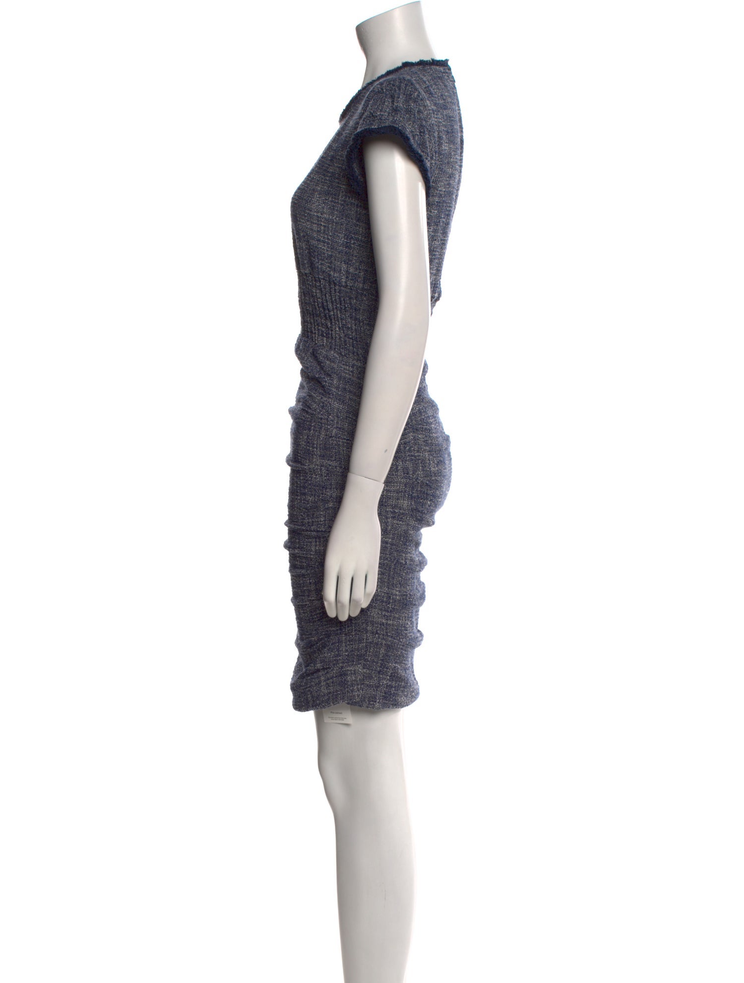 Maje Crew Neck Knee-Length Dress