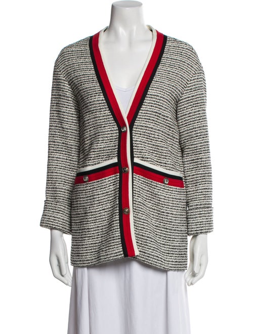 Maje Tweed Pattern Jacket