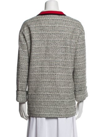Maje Tweed Pattern Jacket