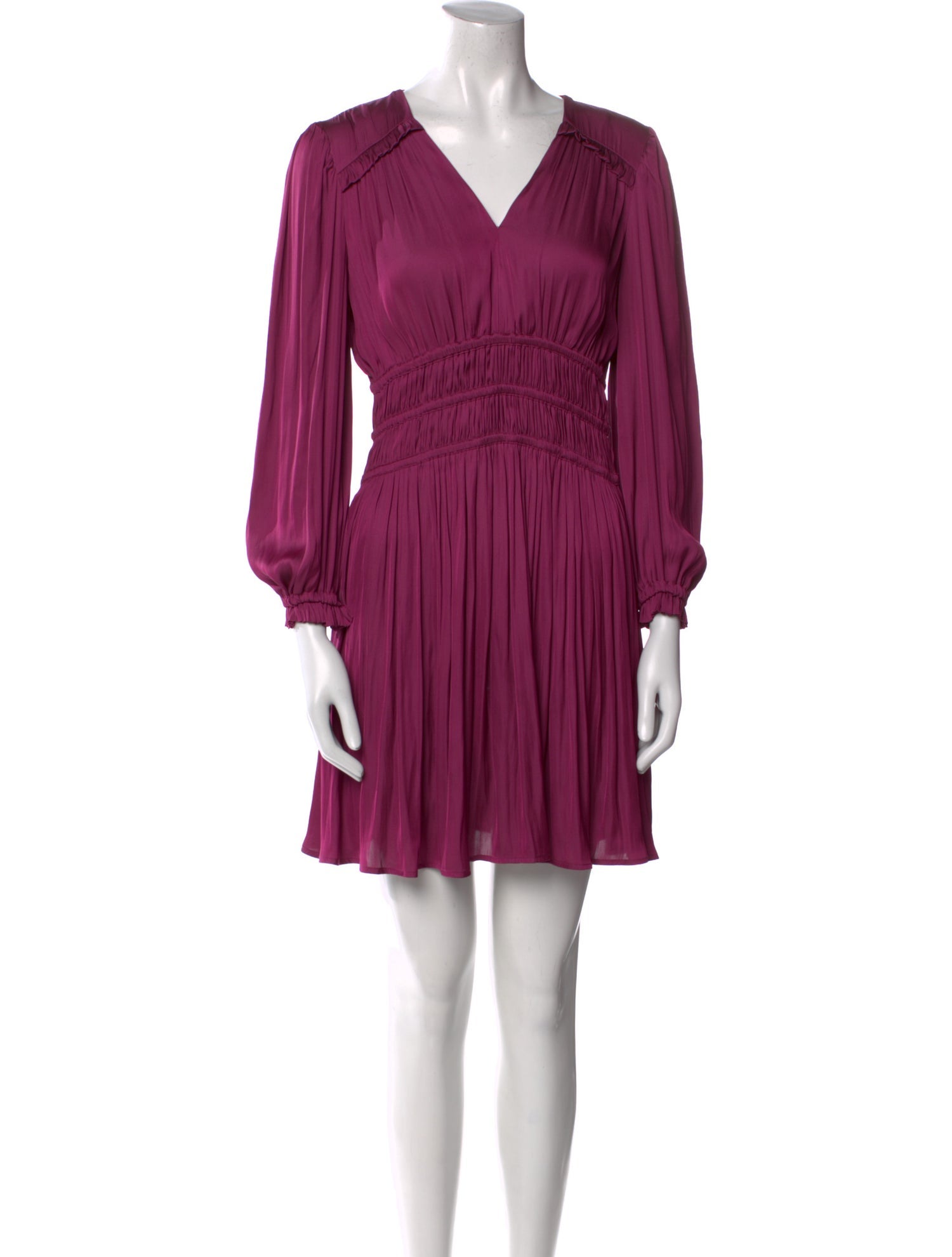 Maje V-Neck Mini Dress