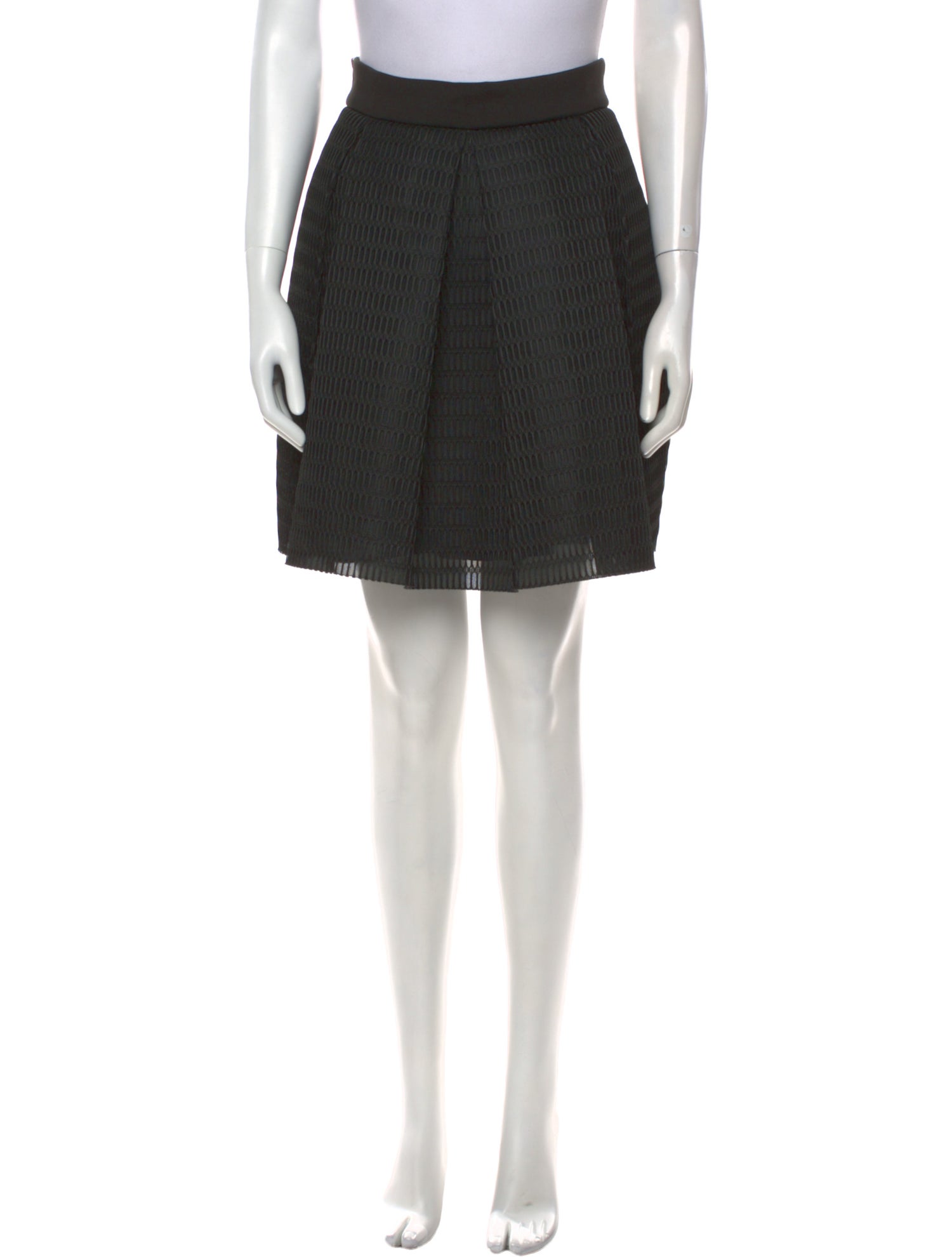 Maje Cutout Accent Mini Skirt