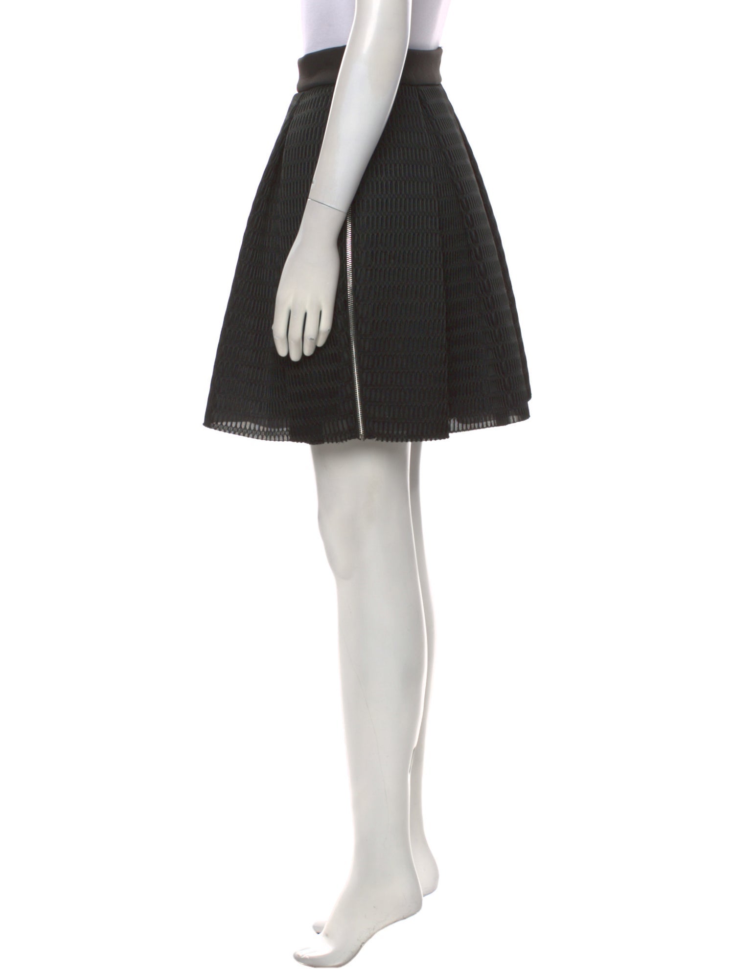 Maje Cutout Accent Mini Skirt