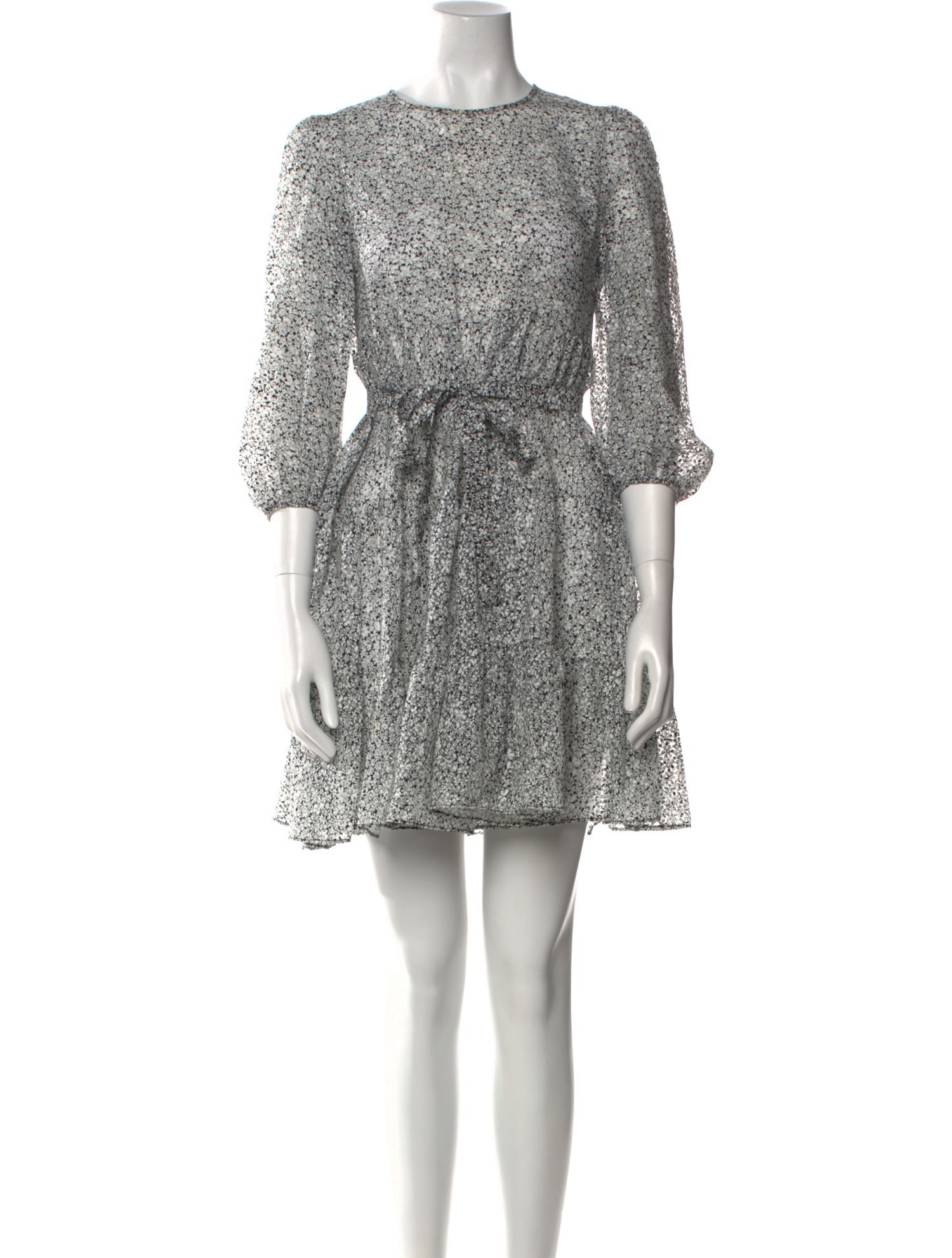 Maje Printed Mini Dress