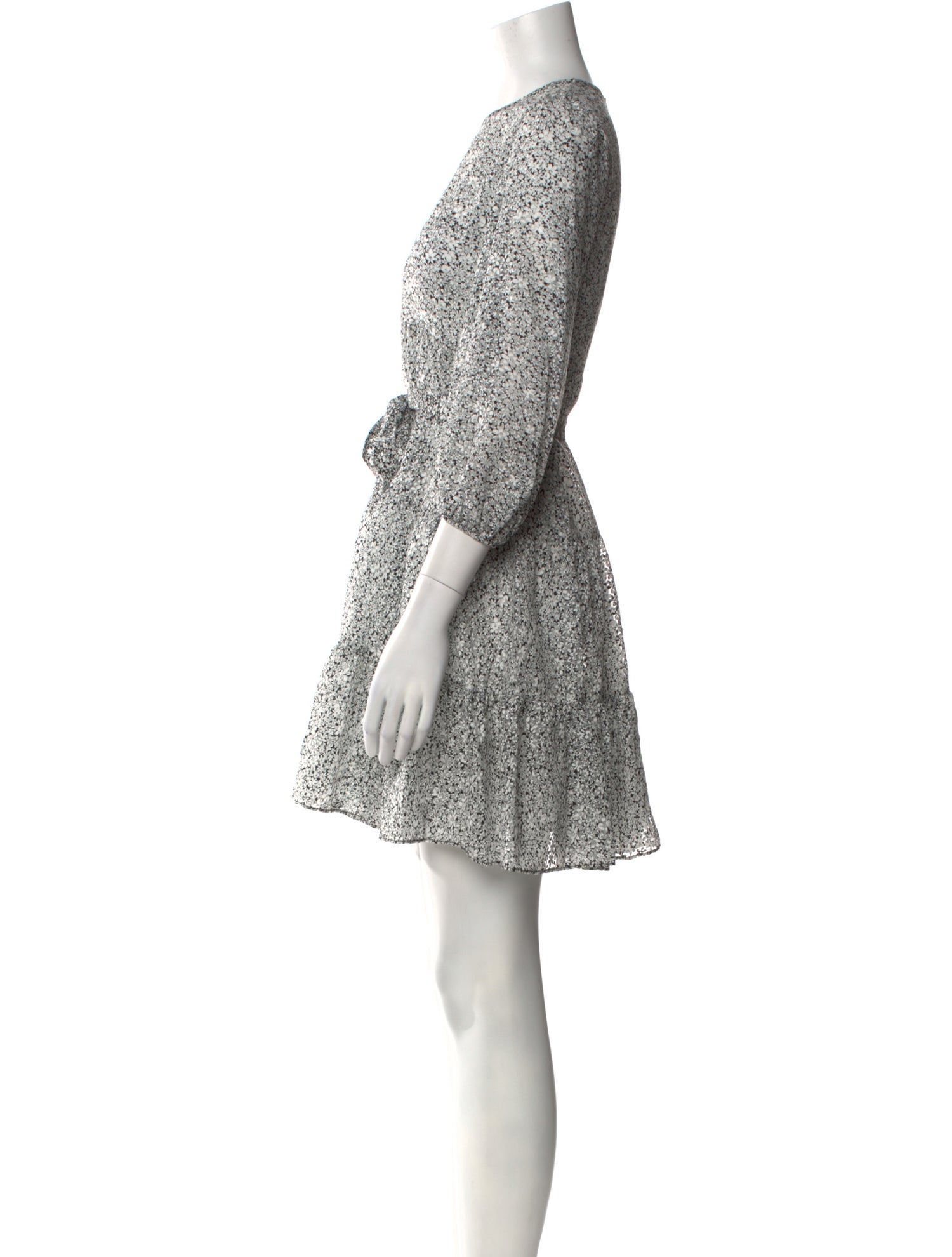 Maje Printed Mini Dress