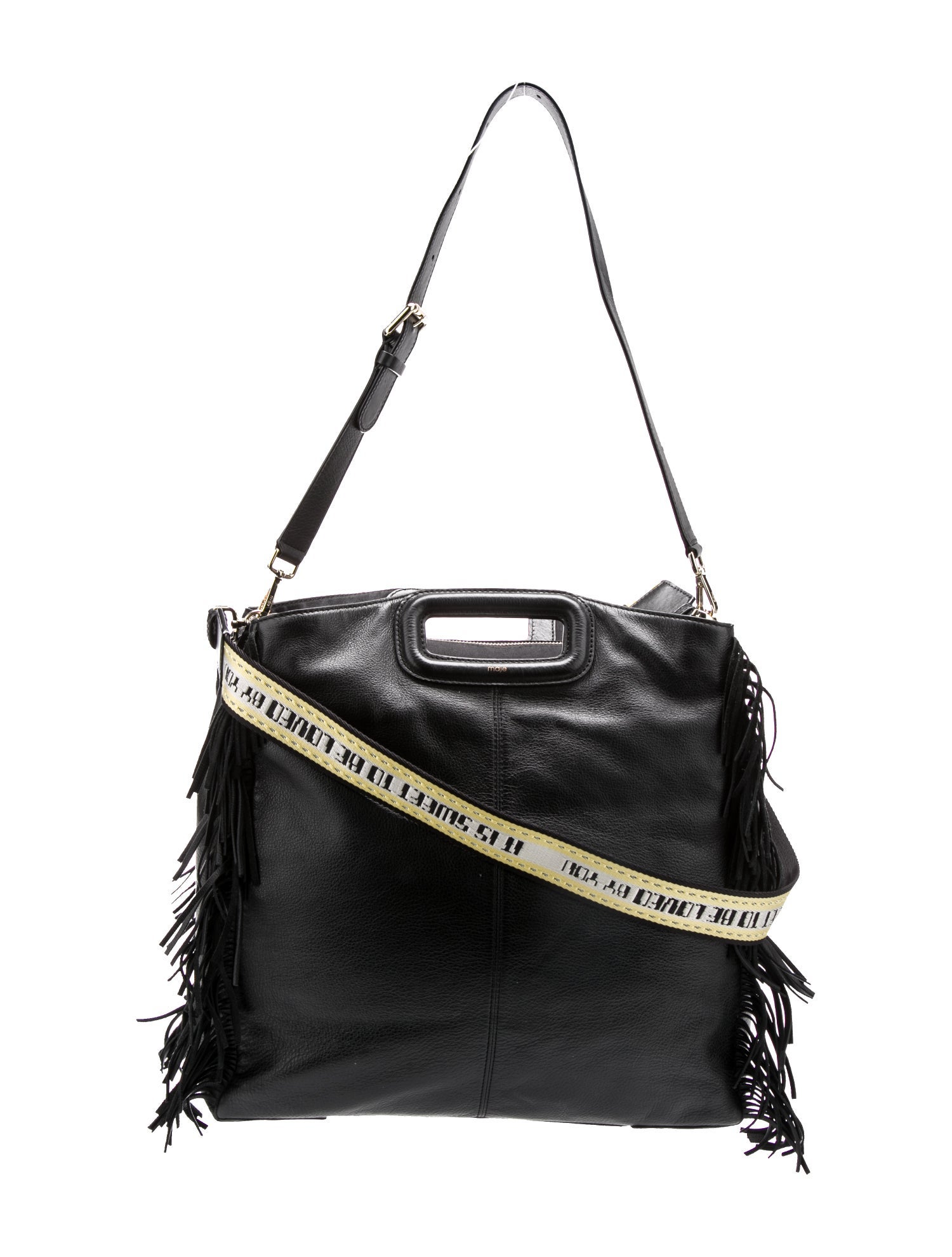 Maje Leather Crossbody Bag