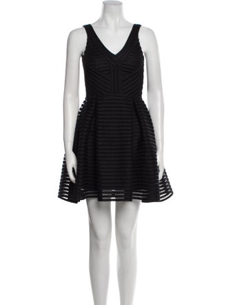 Maje V-Neck Mini Dress