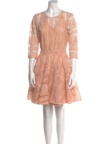 Maje Dresses Crochet Knee-Length Dress M