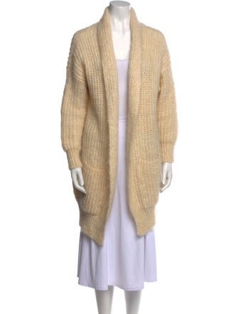 Maje Mohair Open Front Sweater