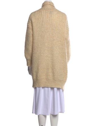 Maje Mohair Open Front Sweater