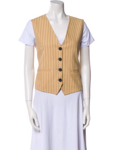 Maje Jackets Striped Vest S