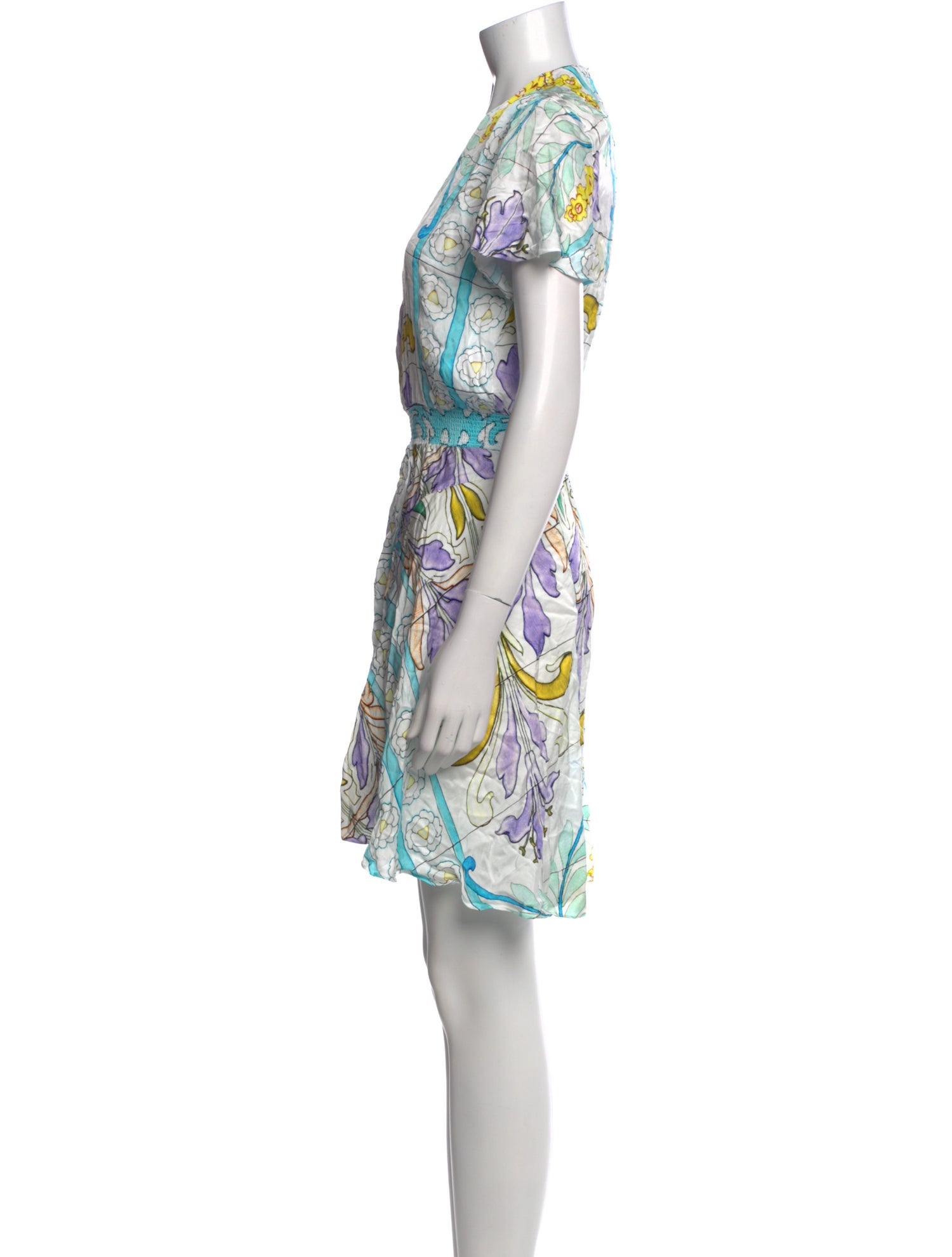 Maje Paisley Print Mini Dress