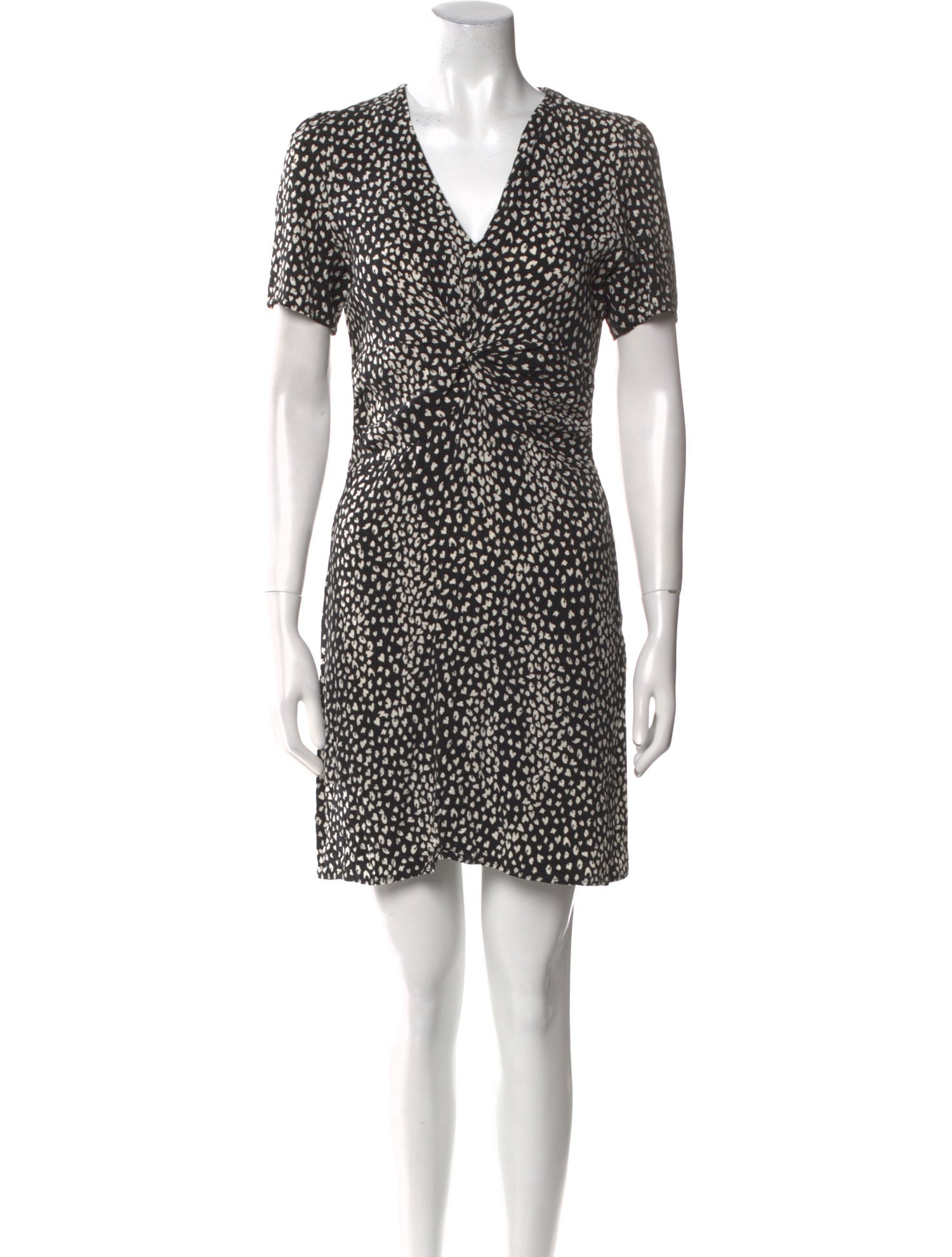 Maje Printed Mini Dress