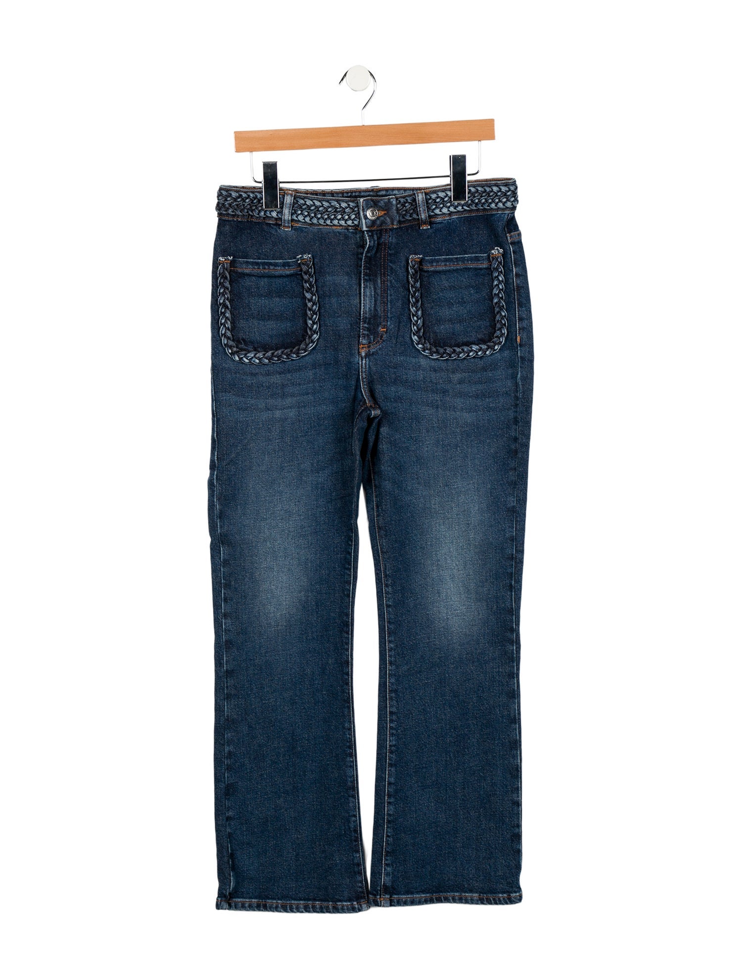 Maje High-Rise Wide Leg Jeans