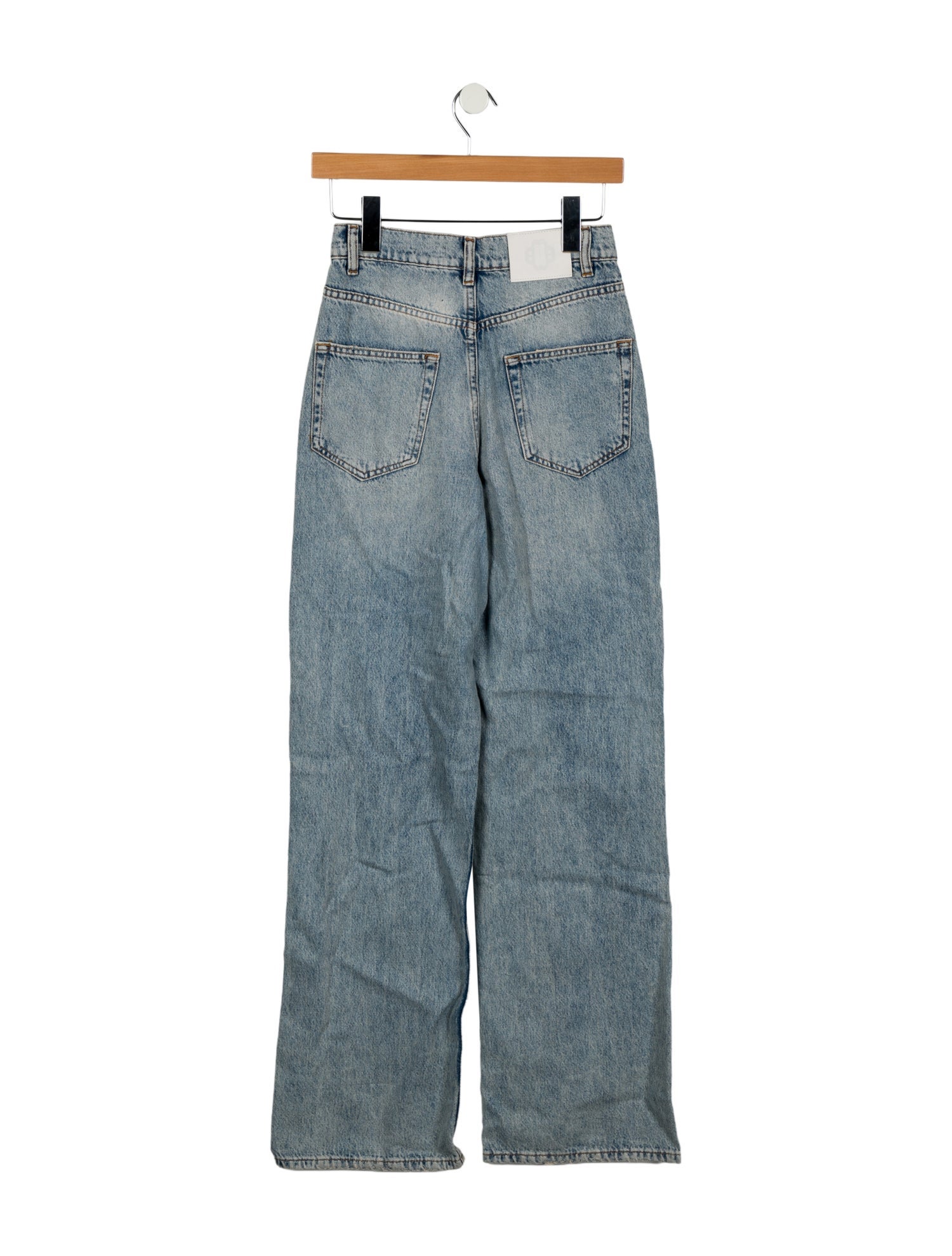 Maje High-Rise Wide Leg Jeans