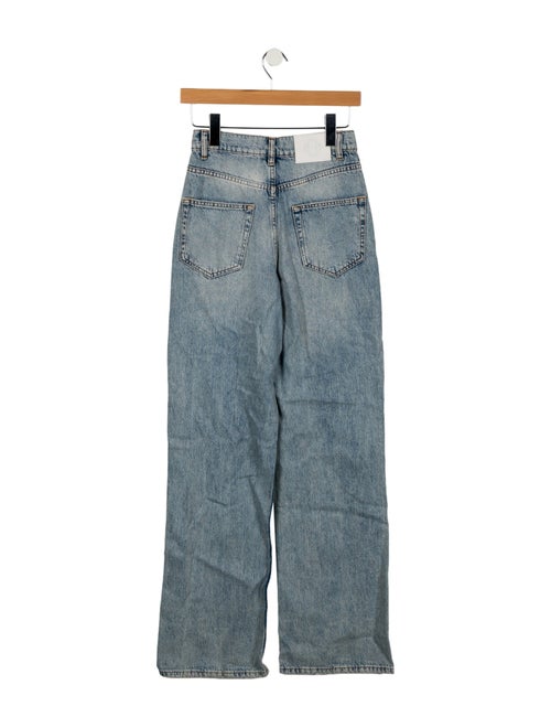 Maje High-Rise Wide Leg Jeans