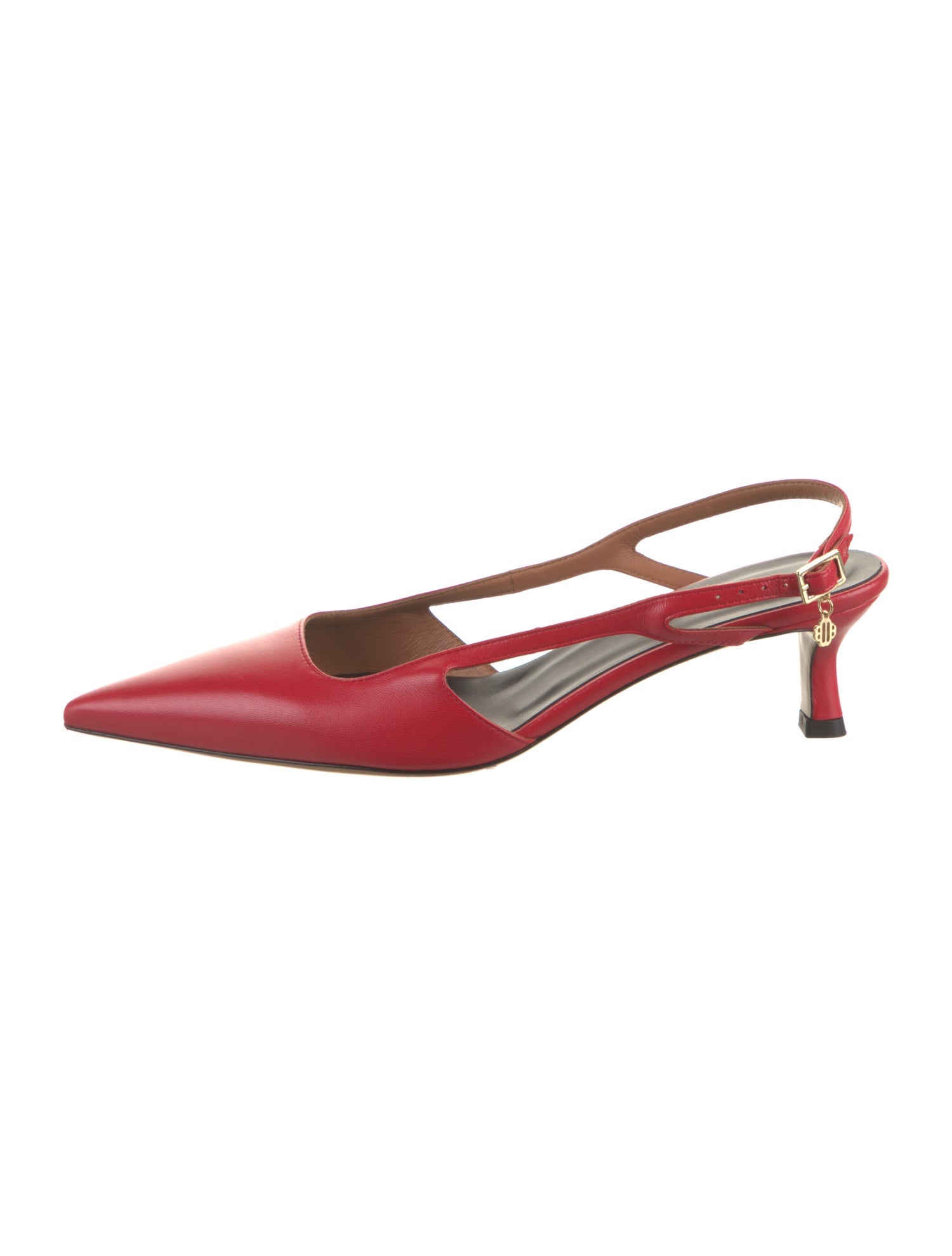 Maje Leather Slingback Pumps