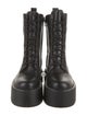 Maje Leather Combat Boots