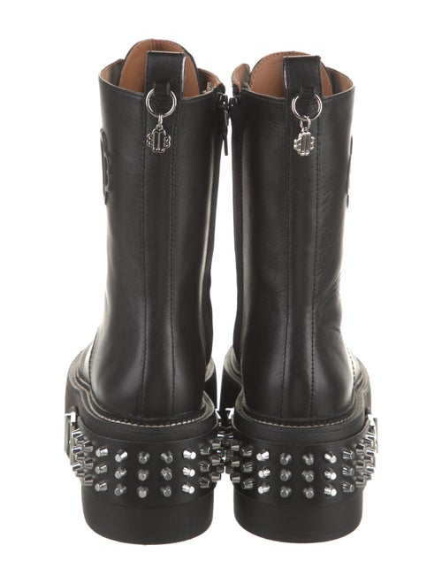 Maje Leather Combat Boots