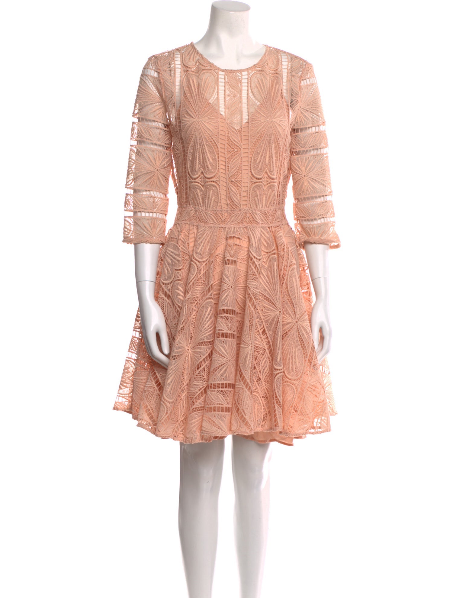 Maje Scoop Neck Knee-Length Dress