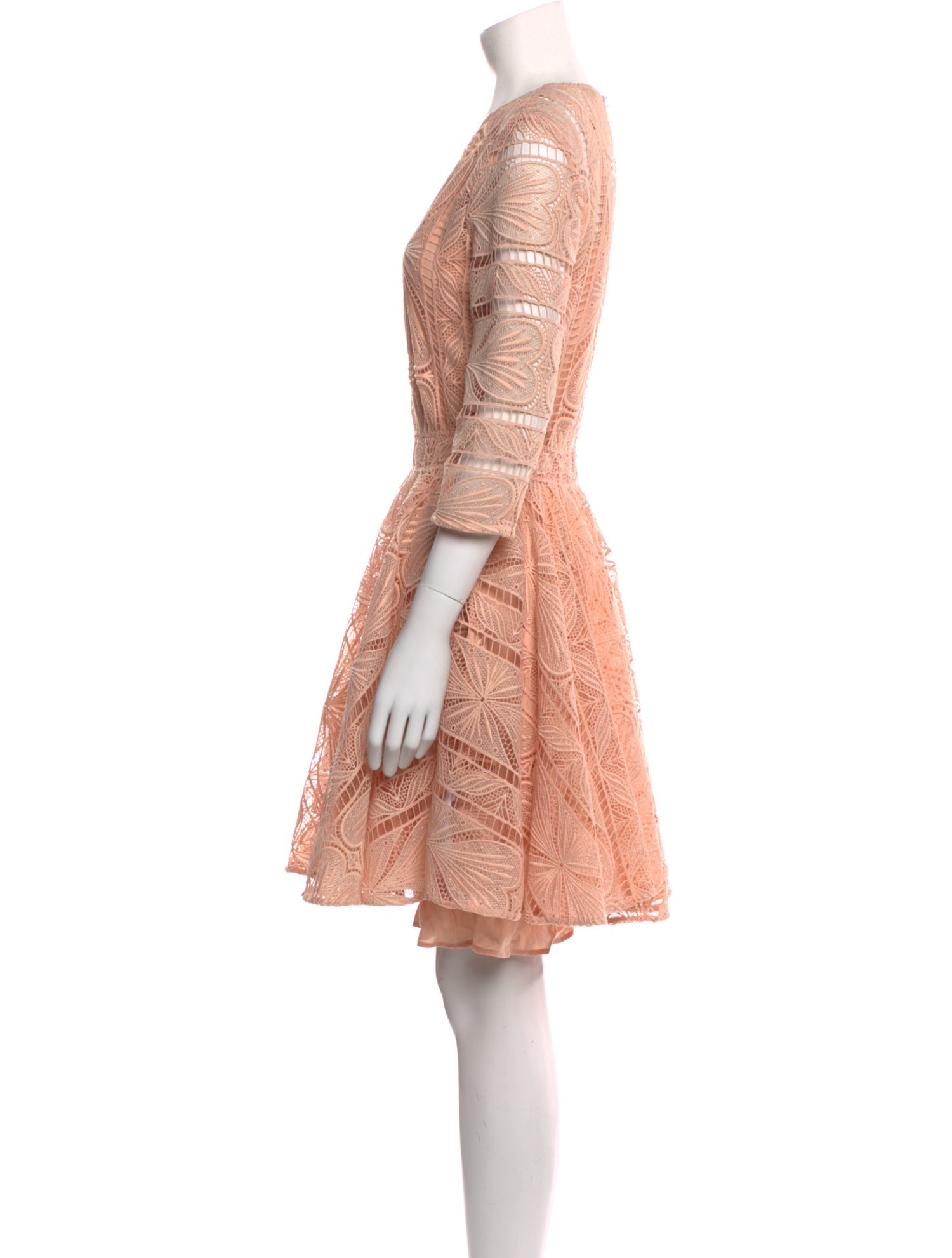 Maje Scoop Neck Knee-Length Dress