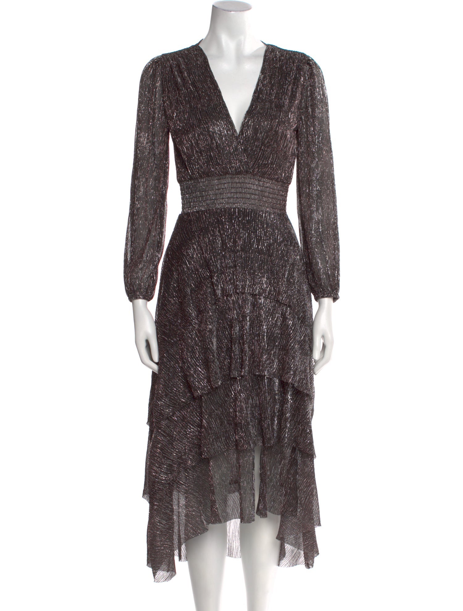 Maje Printed Long Dress w/ Tags