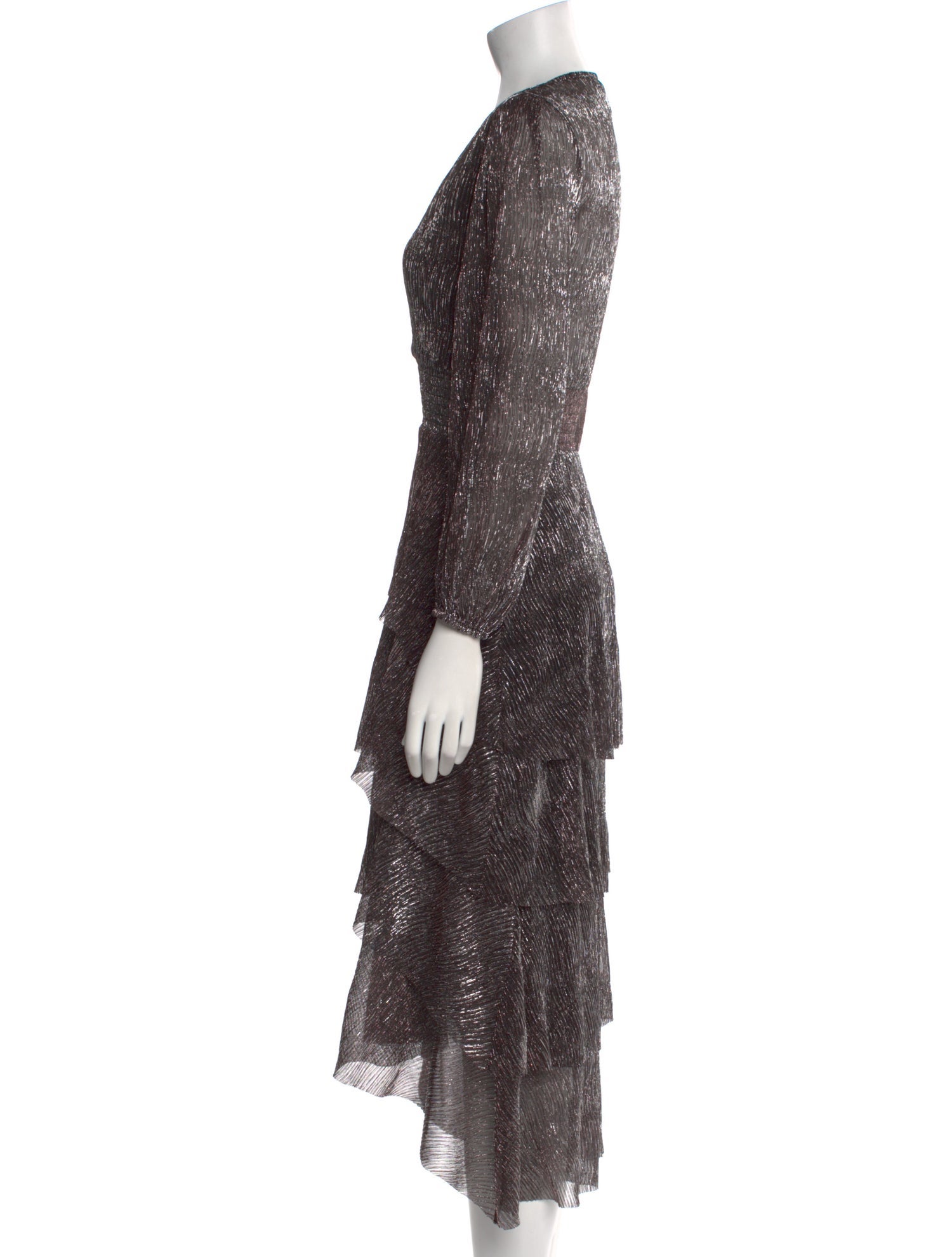 Maje Printed Long Dress w/ Tags