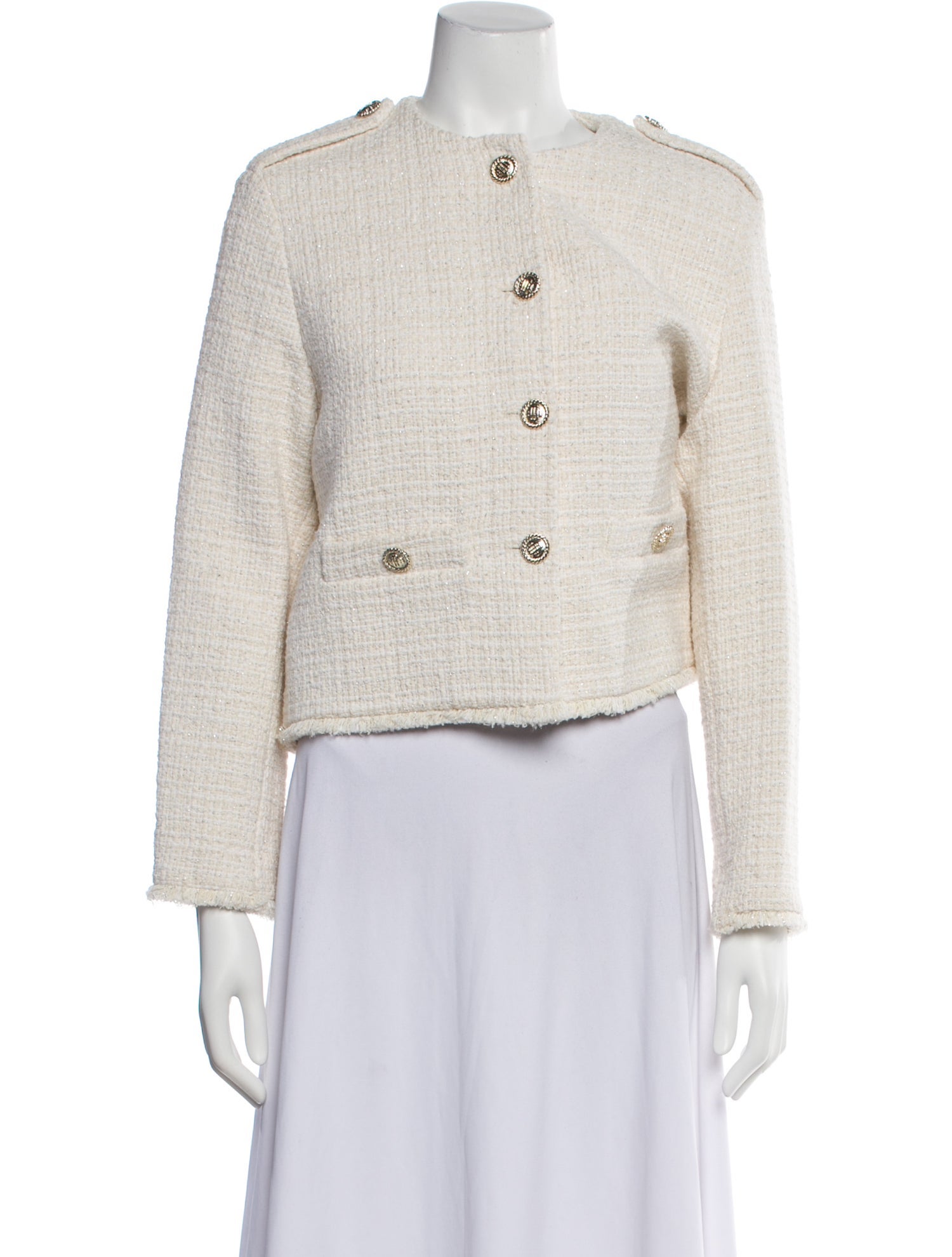 Maje Tweed Pattern Evening Jacket w/ Tags