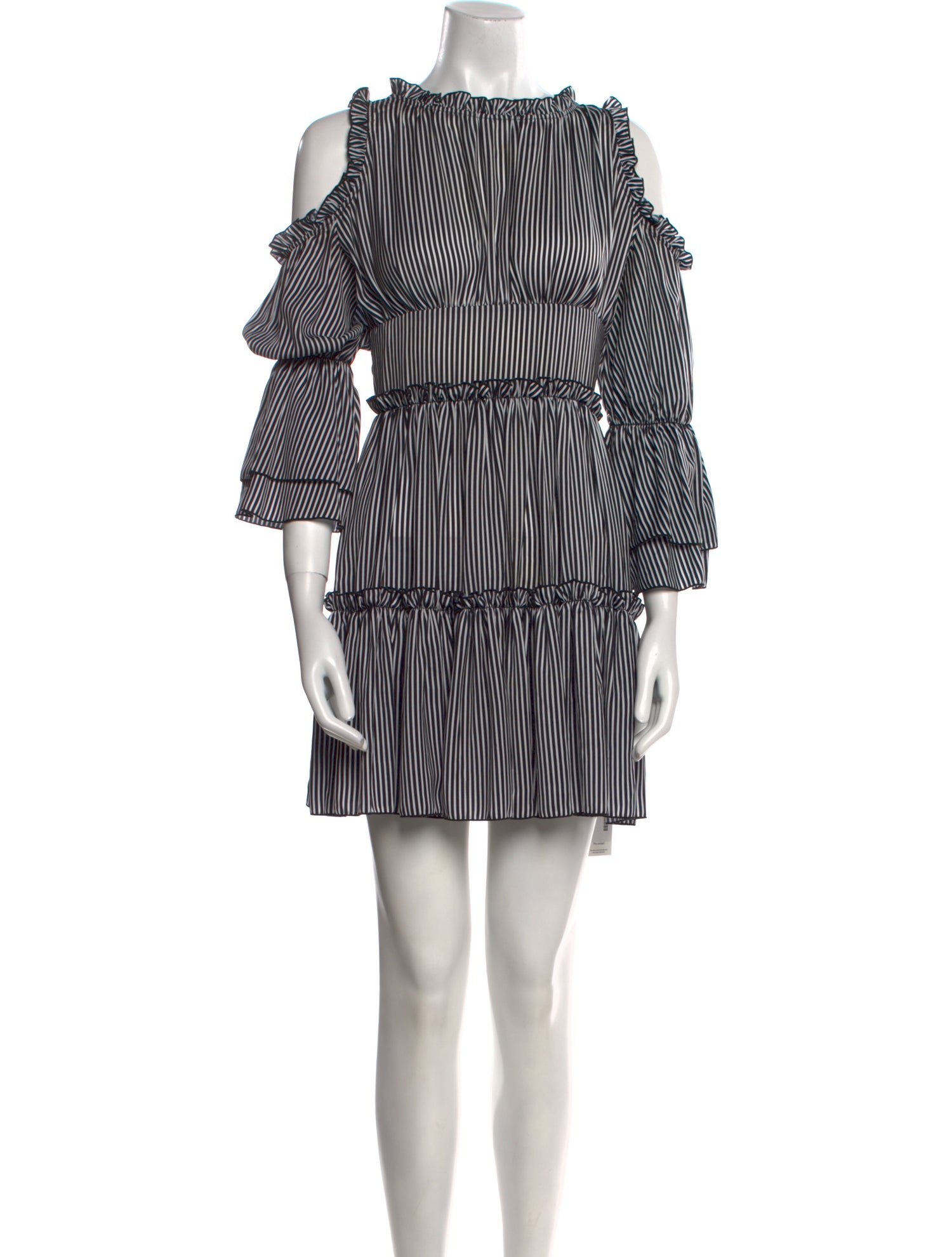 Maje Striped Mini Dress