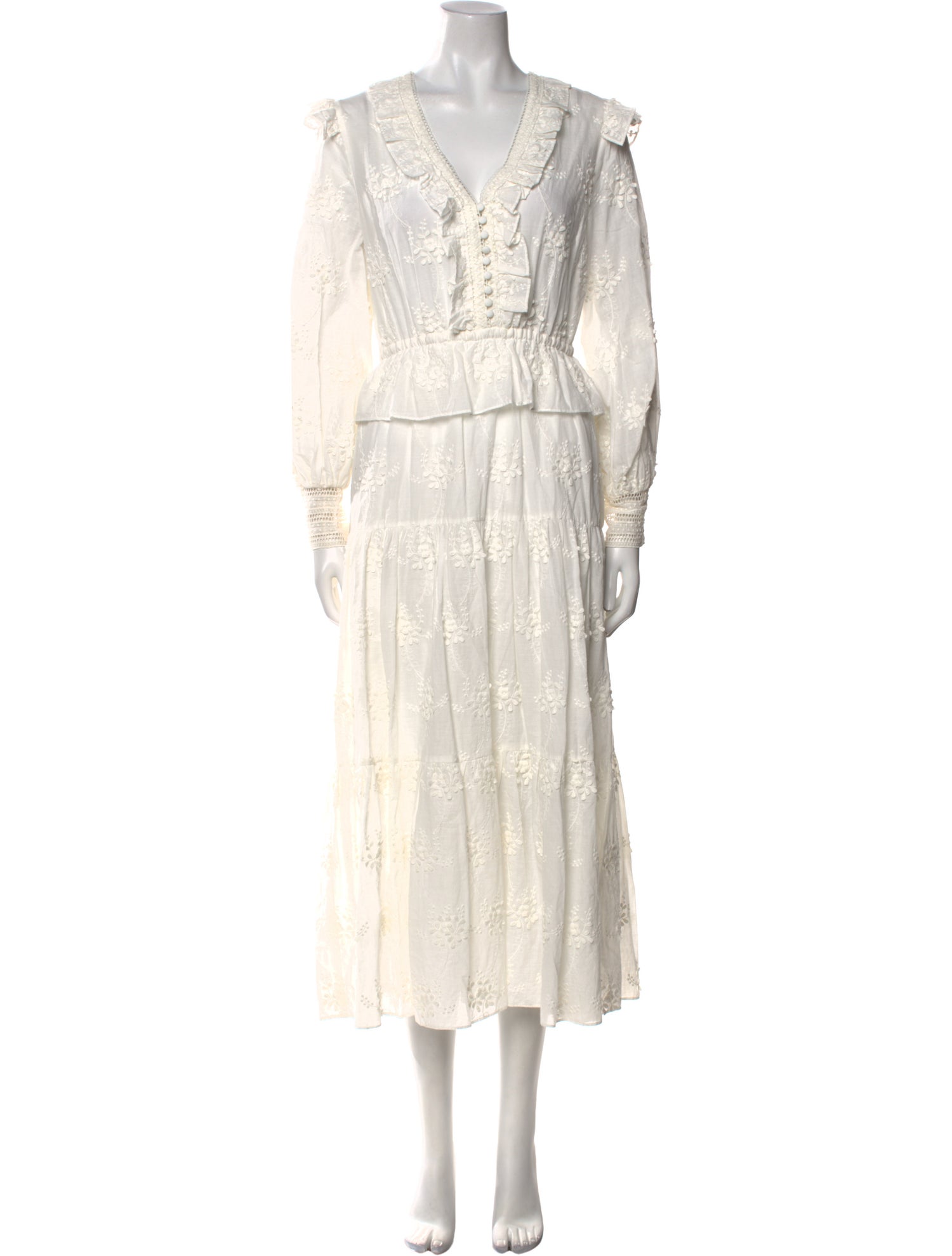 Maje V-Neck Long Dress w/ Tags