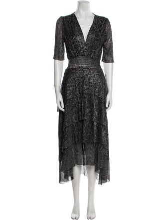 Maje Patterned Long Dress