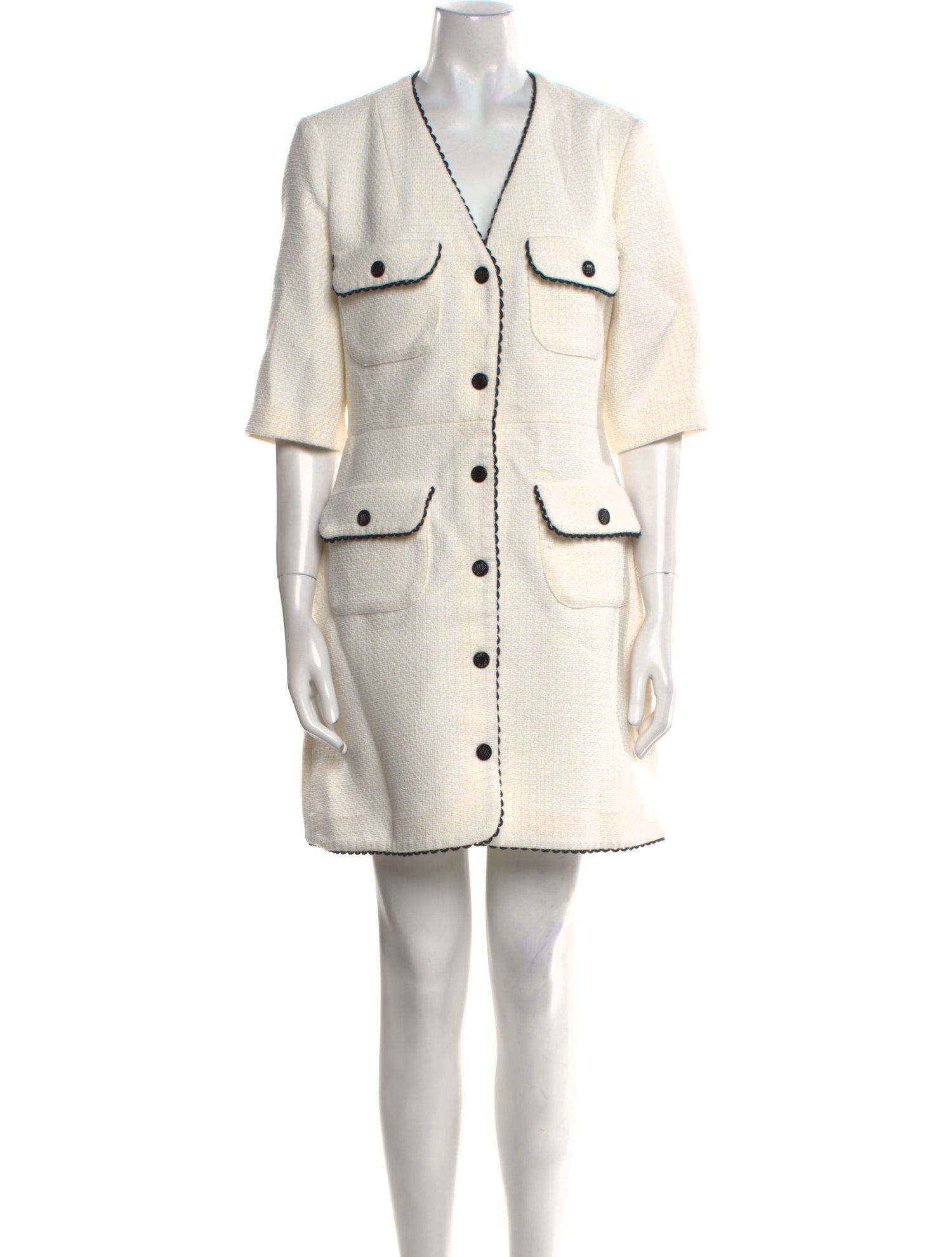 Maje V-Neck Mini Dress w/ Tags