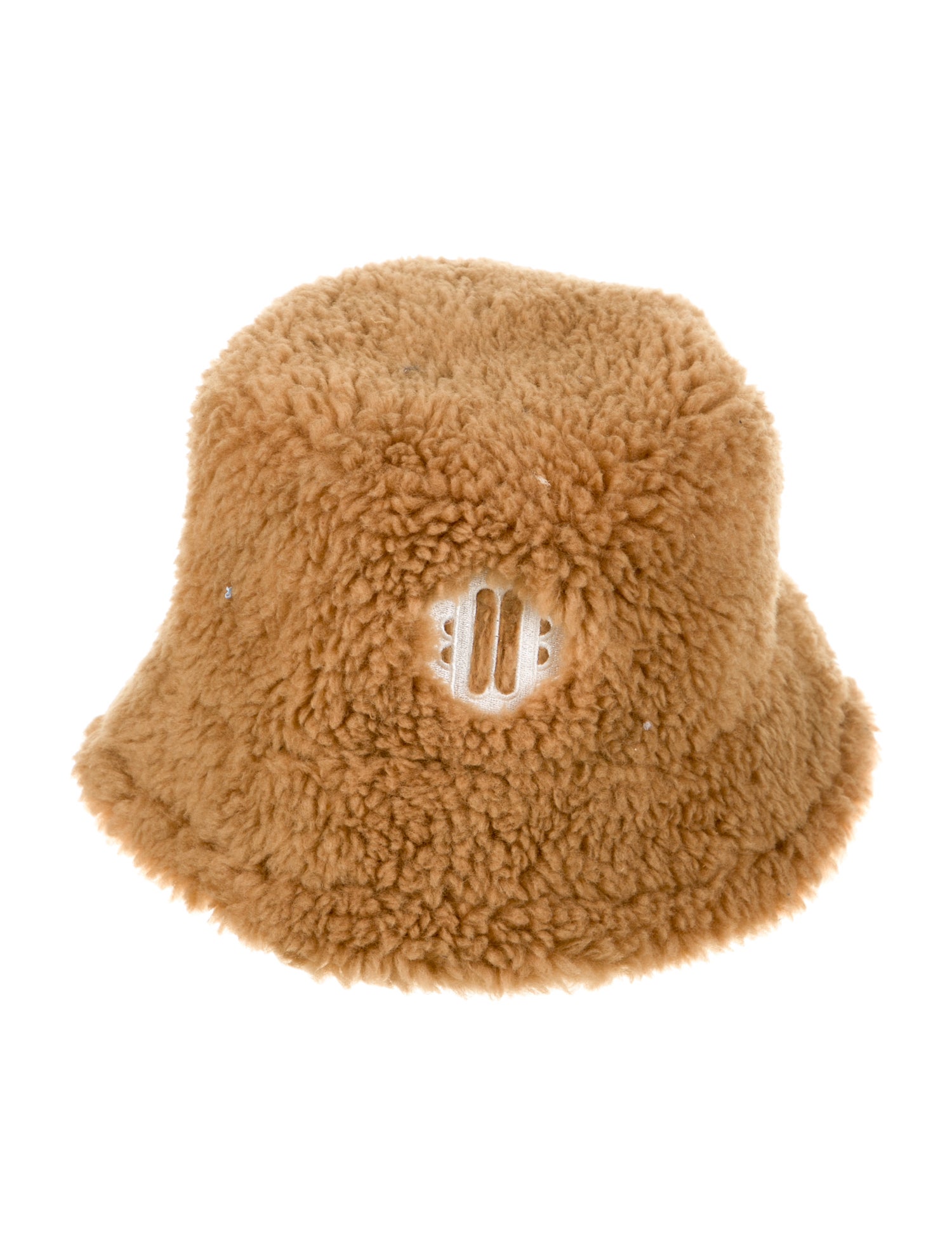 Maje Brown Faux Fur Bucket Hat