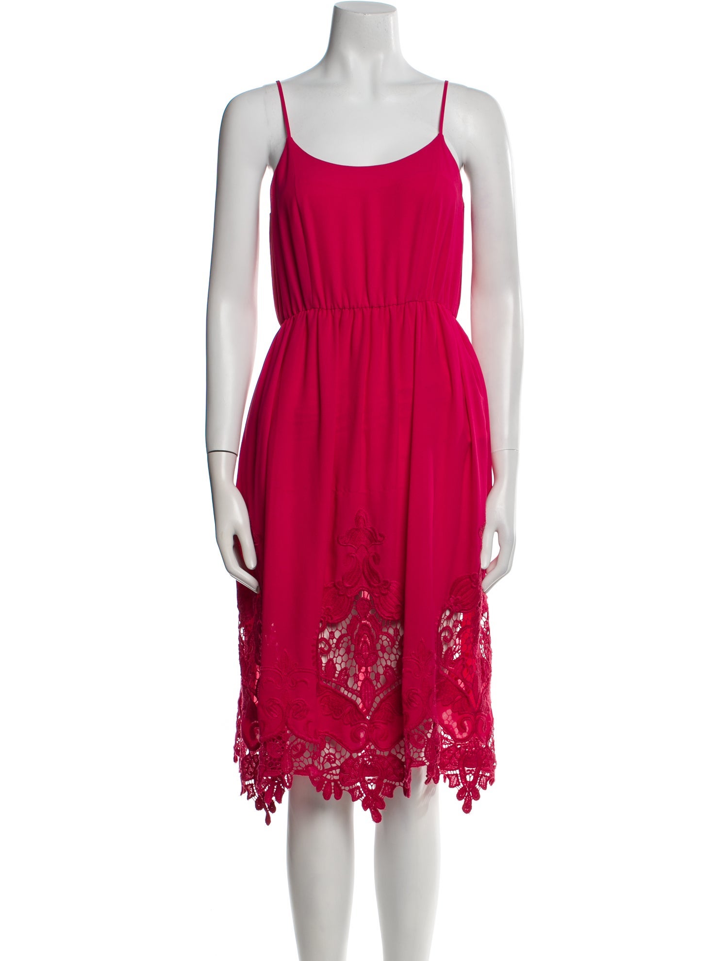 Maje Scoop Neck Knee-Length Dress