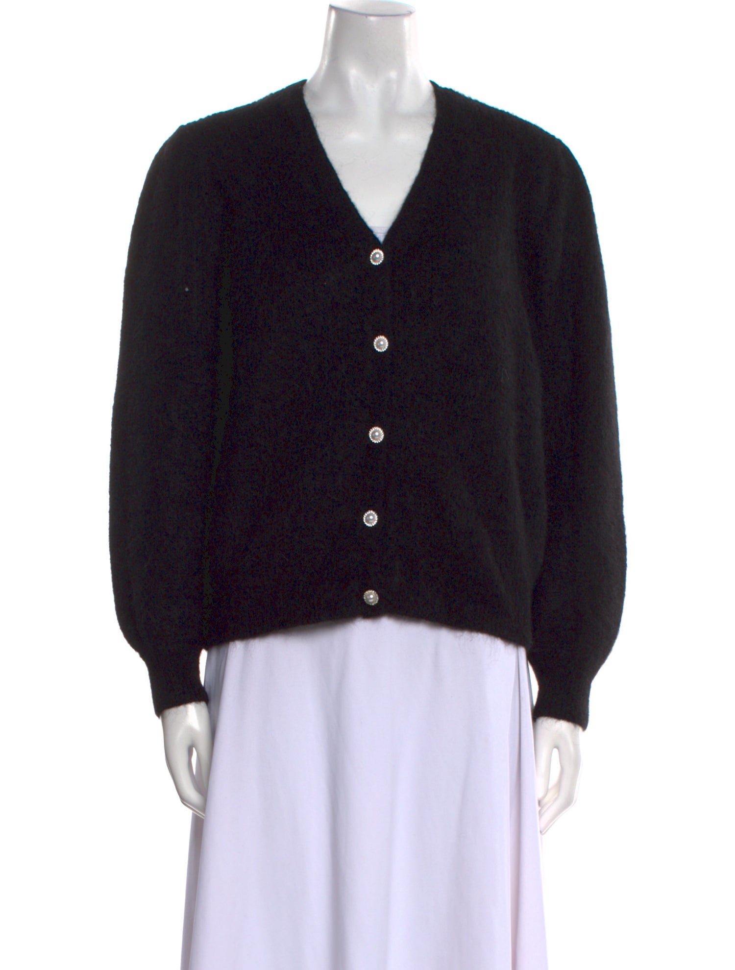 Maje Nylon V-Neck Sweater w/ Tags