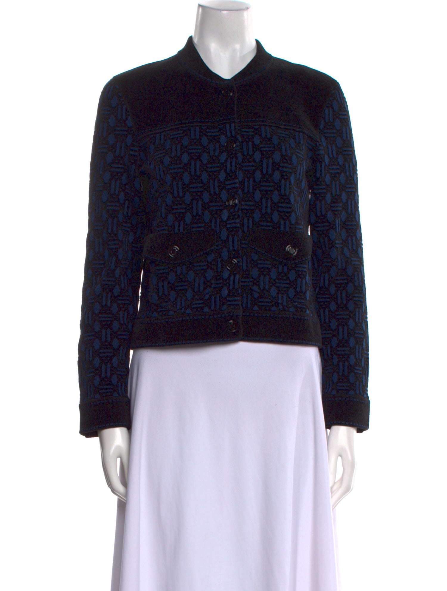 Maje Printed Crew Neck Sweater w/ Tags