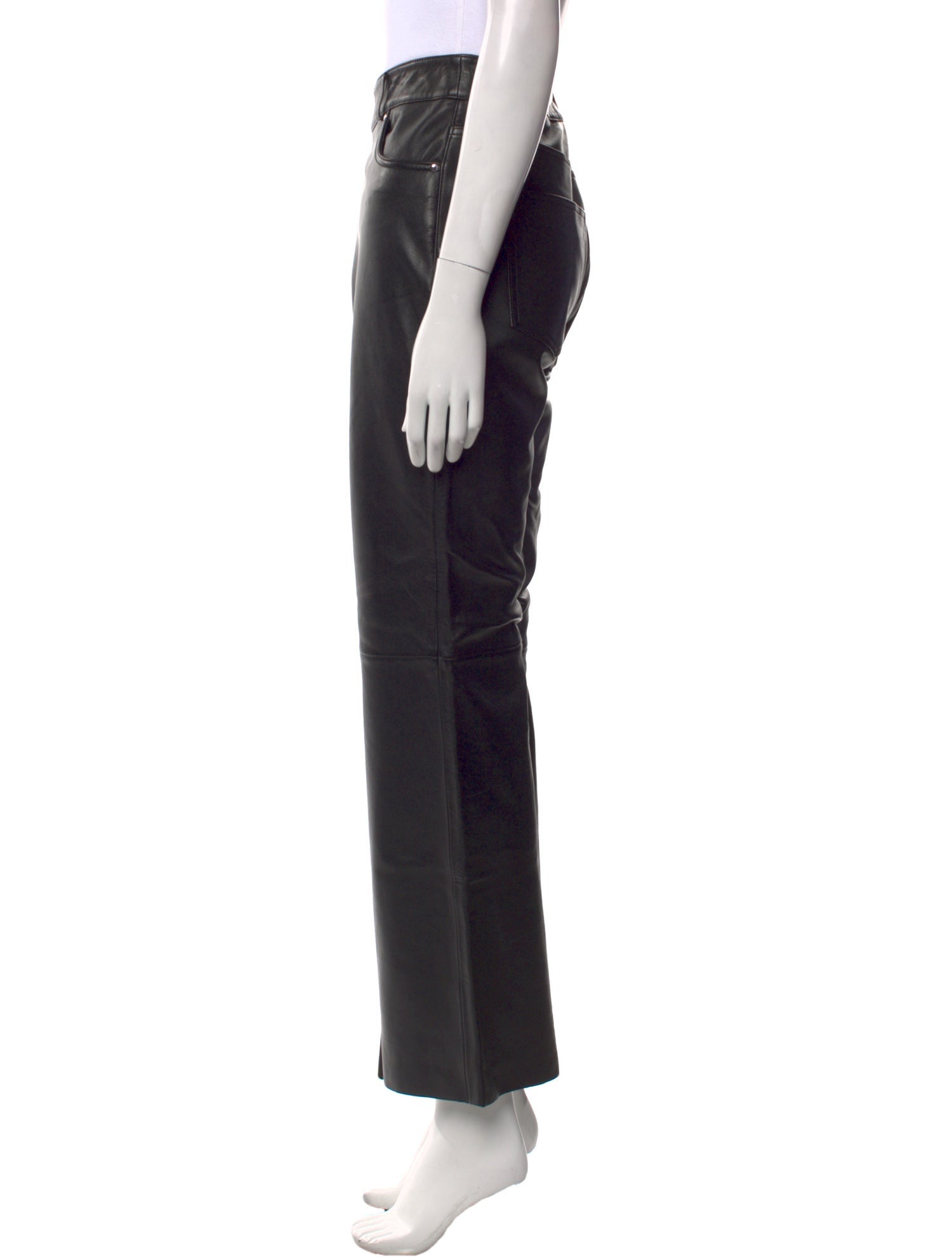 Maje Leather Wide Leg Pants w/ Tags