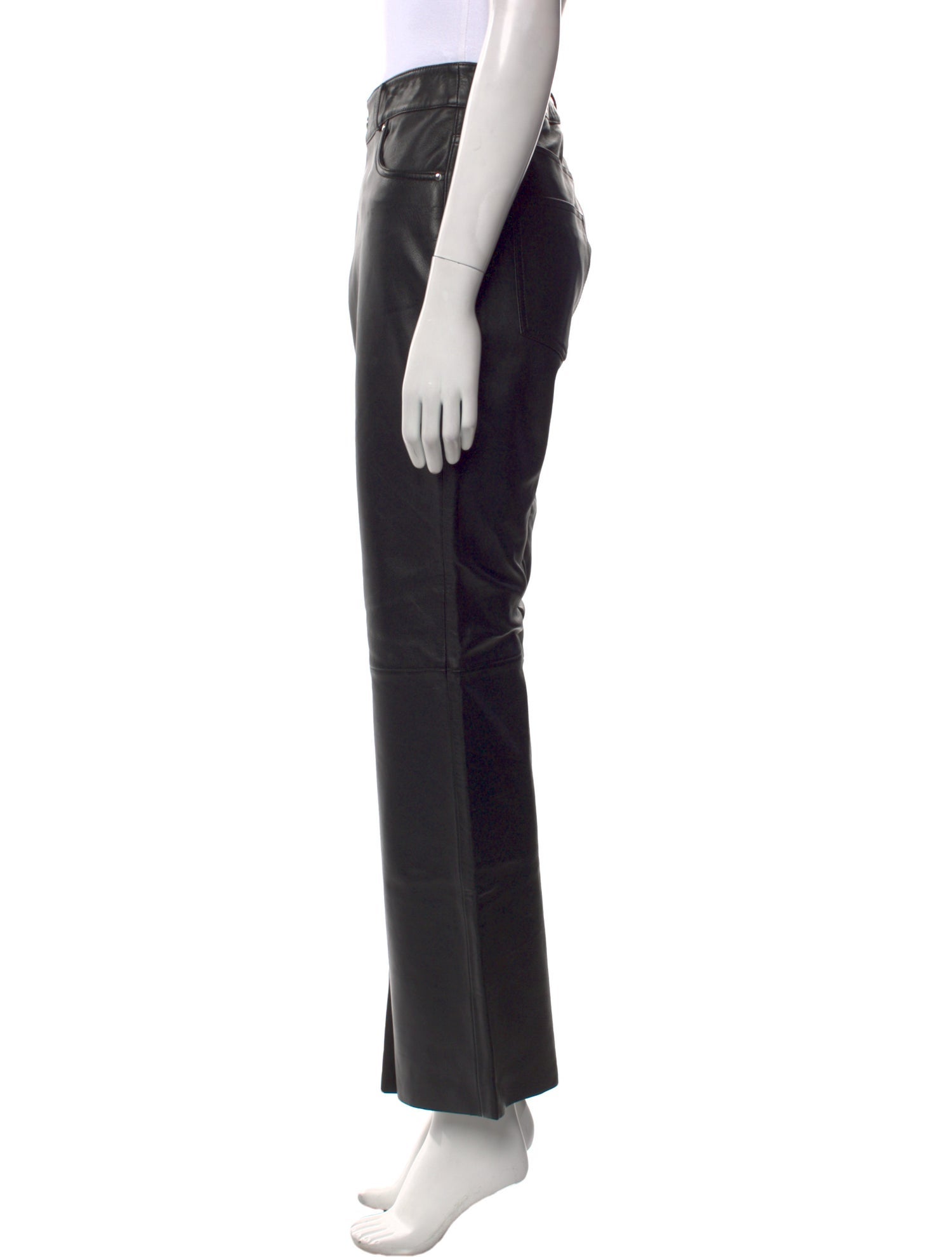 Maje Leather Wide Leg Pants w/ Tags